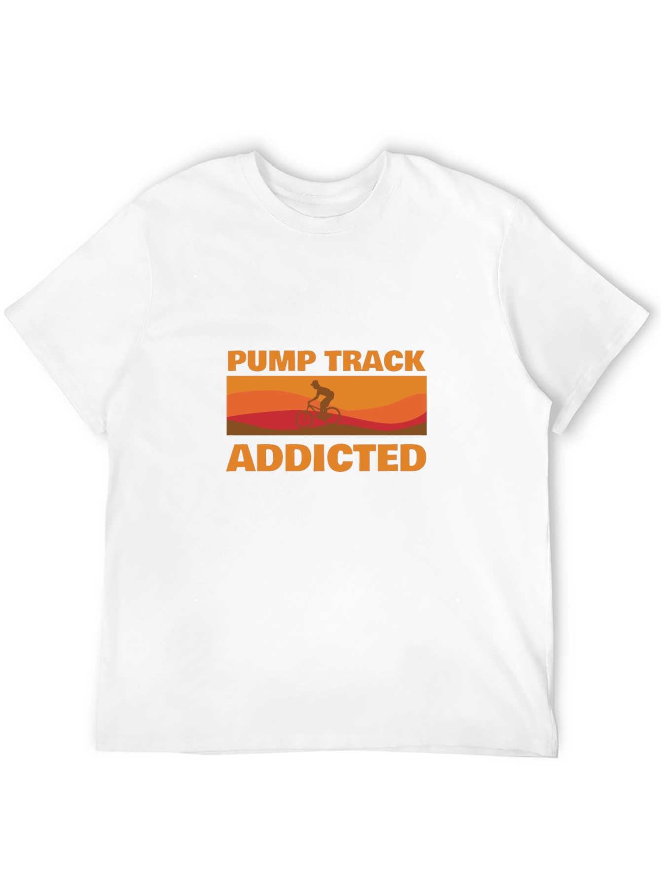 Black Pump Track Addicted Graphic T-Shirt view 12