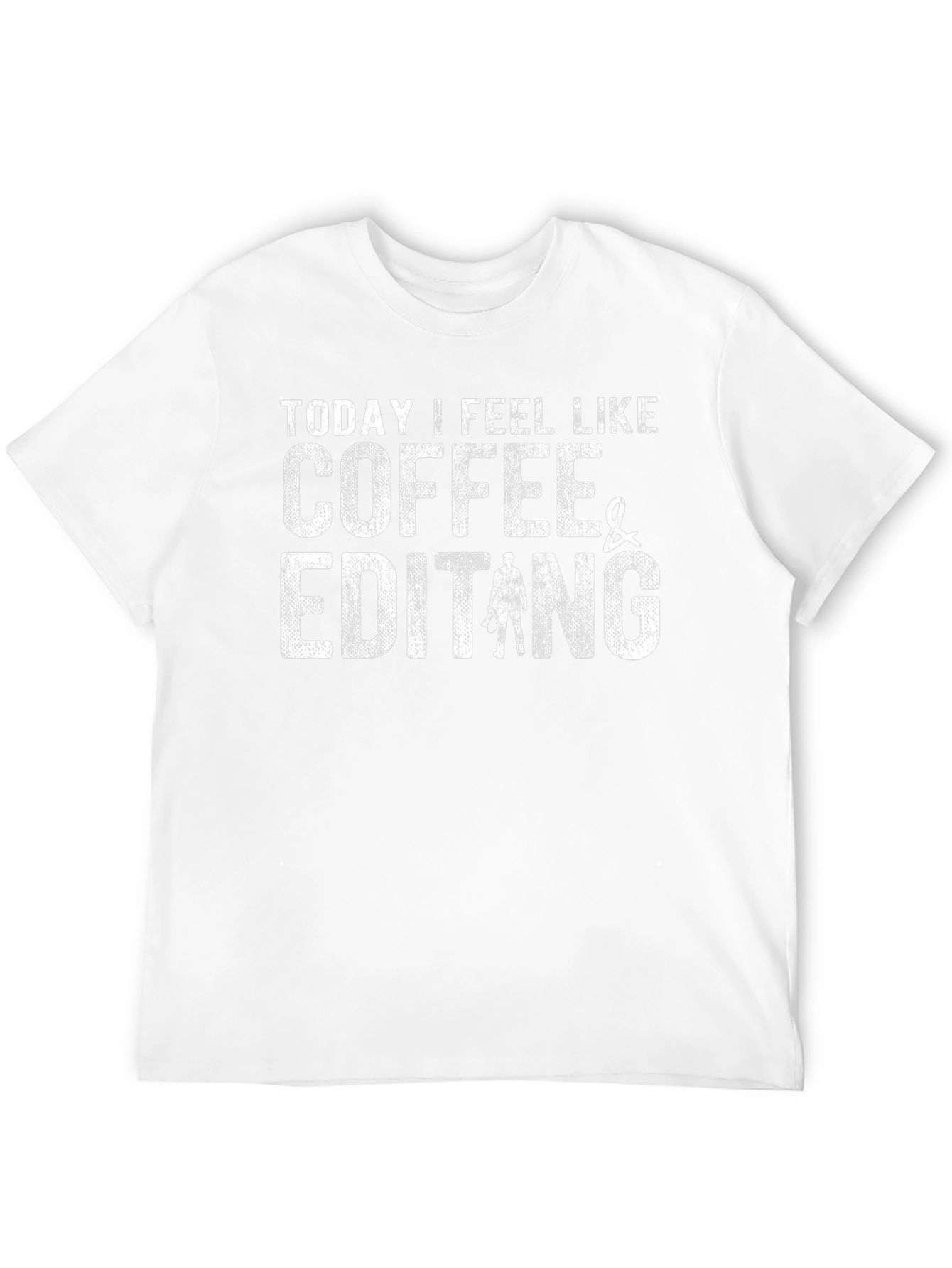 Black Coffee & Editing T-Shirt Funny Editor Tee view 12