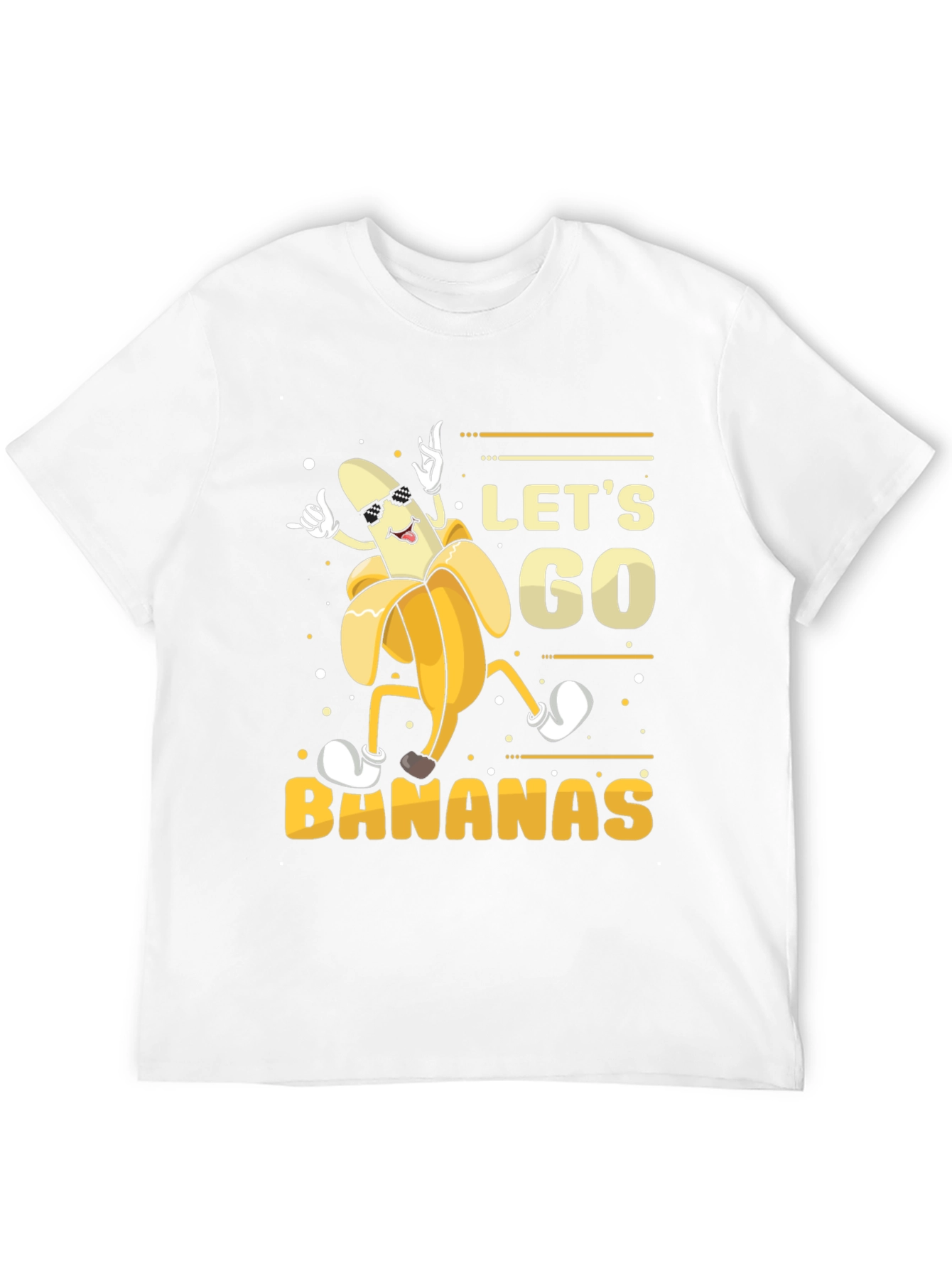 Black Let's Go Bananas! Graphic Tee view 12