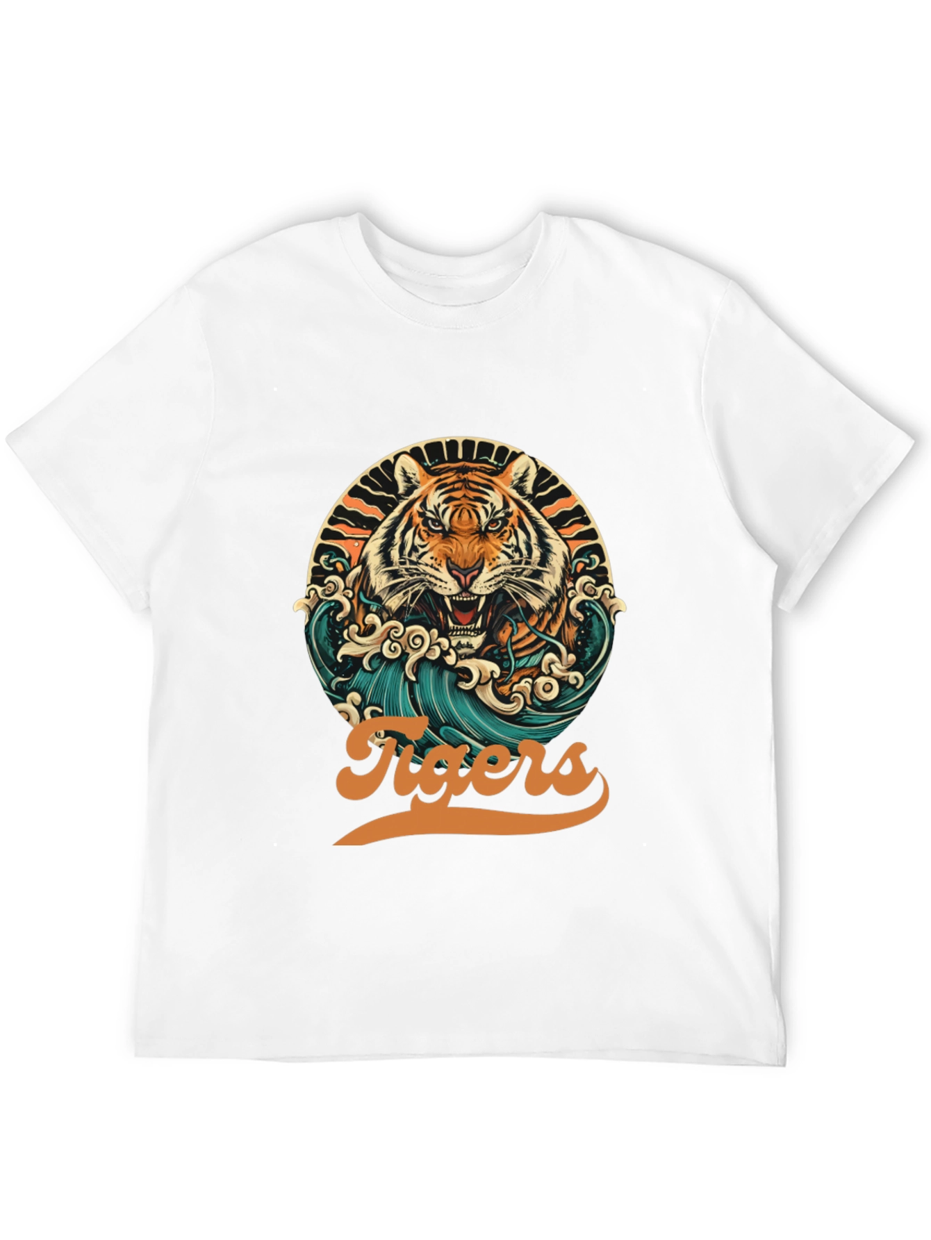 Black Tigers Graphic T-Shirt - Retro Design view 12