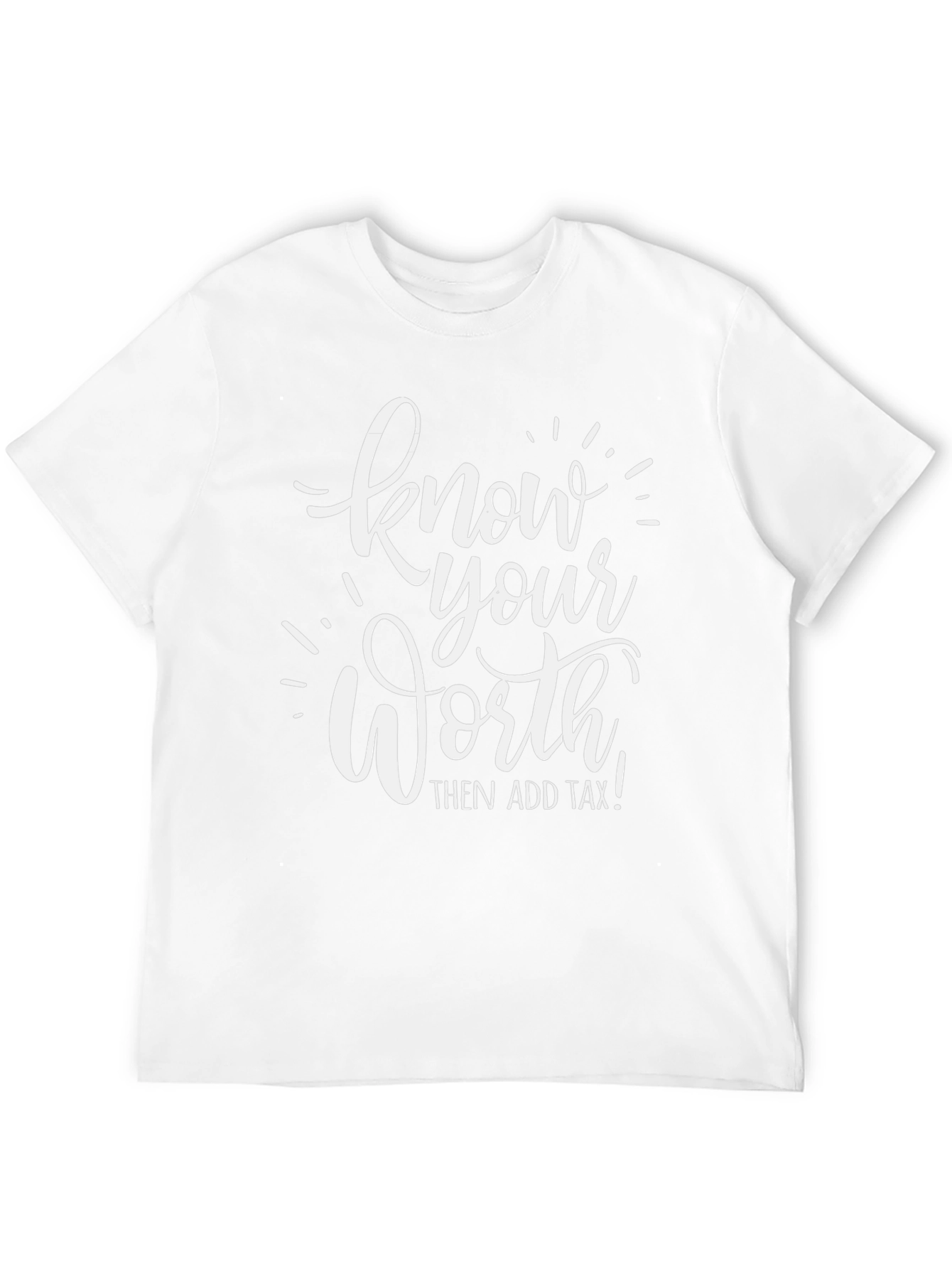 Black Know Your Worth T-Shirt view 12