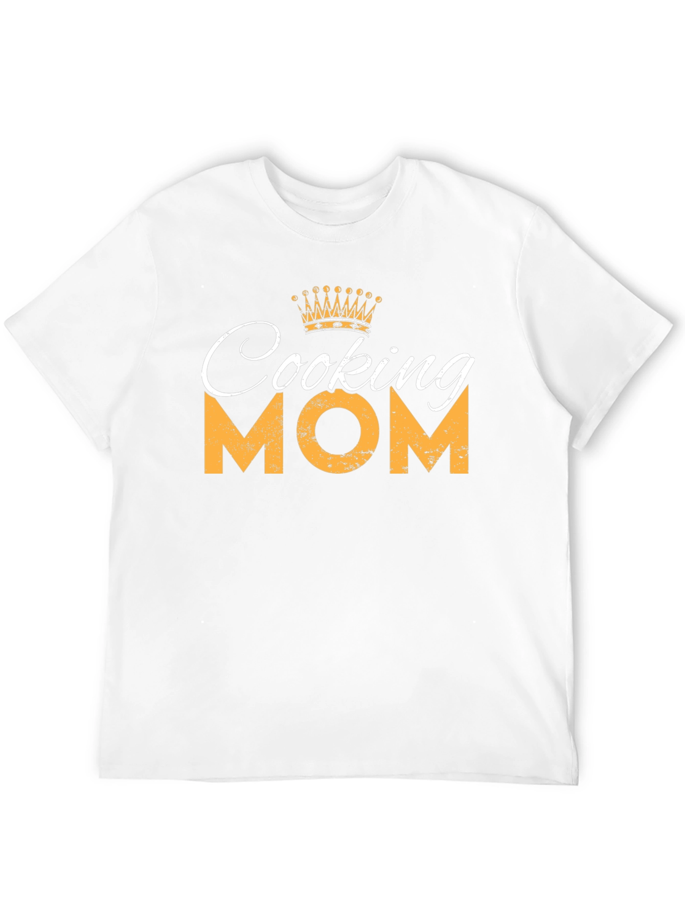Black Cooking Mom T-Shirt - Black Crew Neck Tee view 12