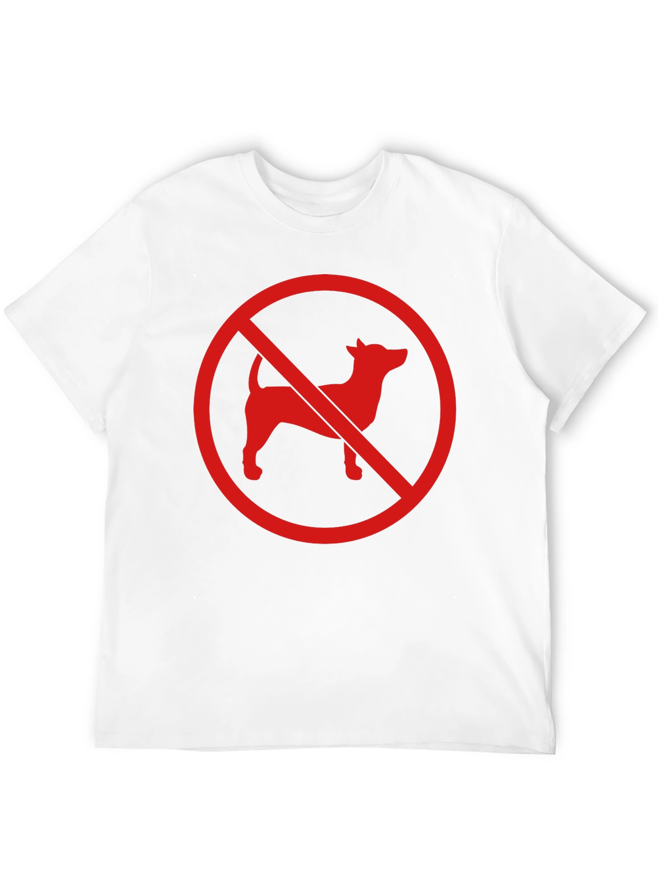 Black No Dogs Allowed Graphic Tee - Black Cotton Blend view 12