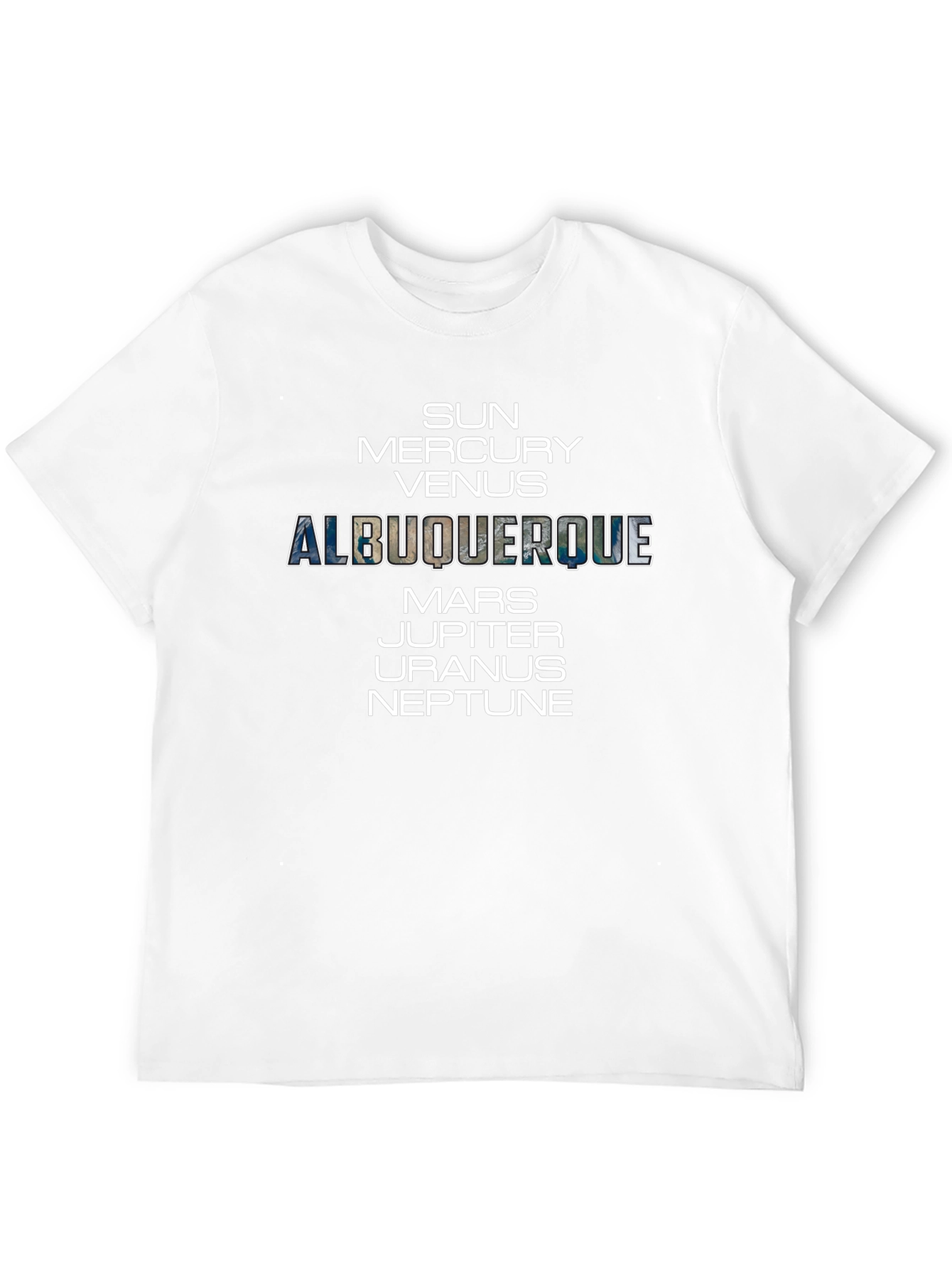 Albuquerque Planets Black Graphic Tee - 12