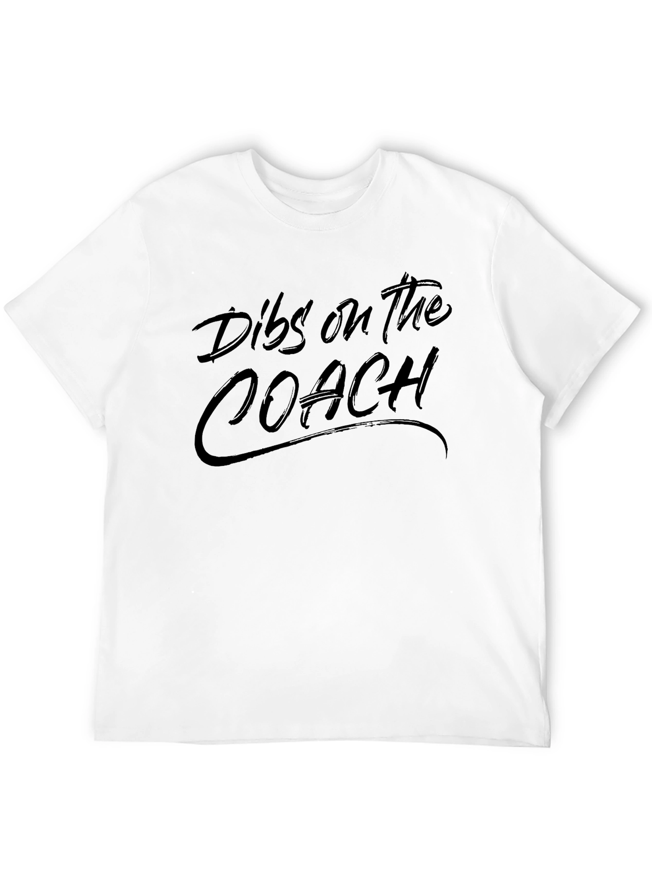 Black Dibs on the Coach Funny T-Shirt view 12