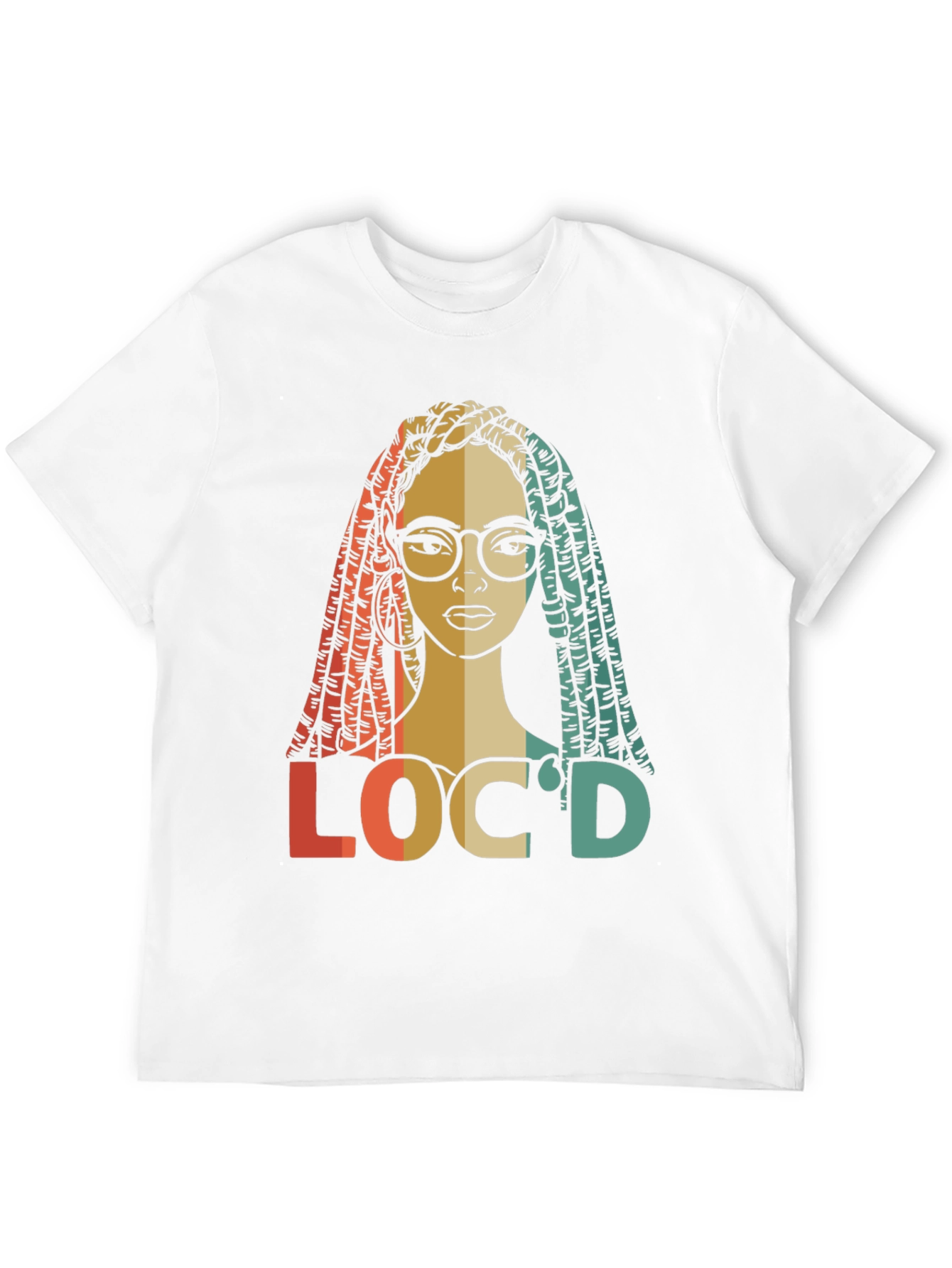 Black Loc'd Retro Graphic T-Shirt view 12