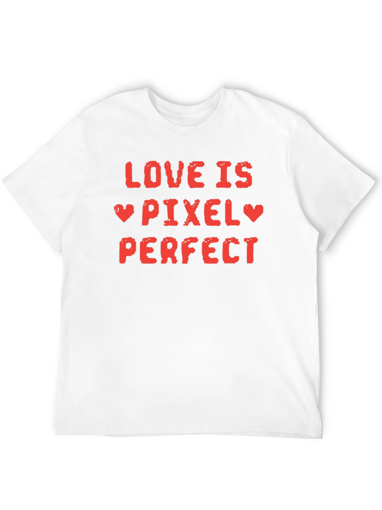 Black Love Is Pixel Perfect Graphic T-Shirt view 12
