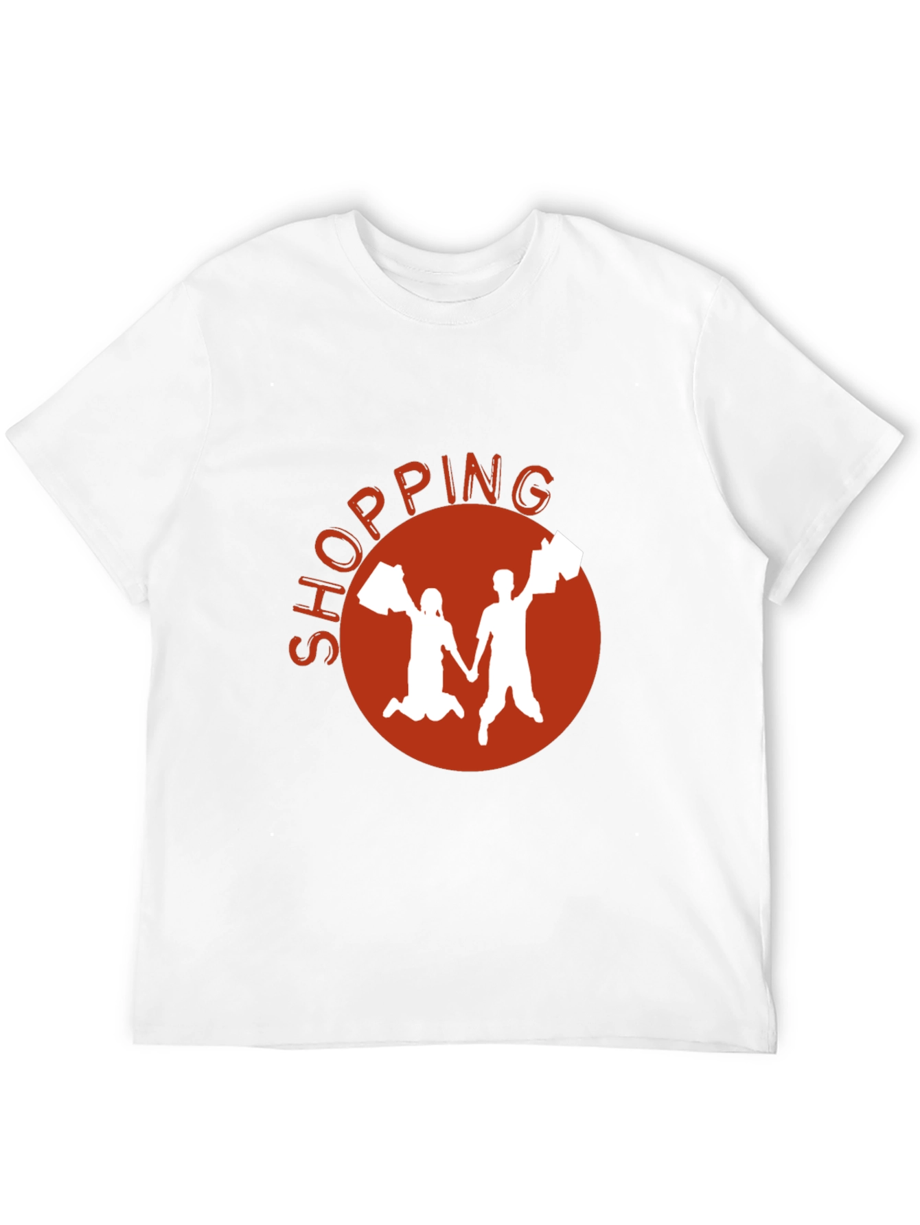 Black Shopping Spree Tee - Unisex Cotton Graphic T-Shirt view 12