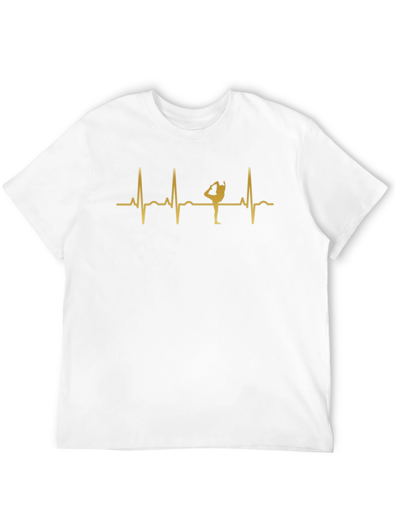 Black Gymnastics Heartbeat T-Shirt - Stylish Sport Tee view 12