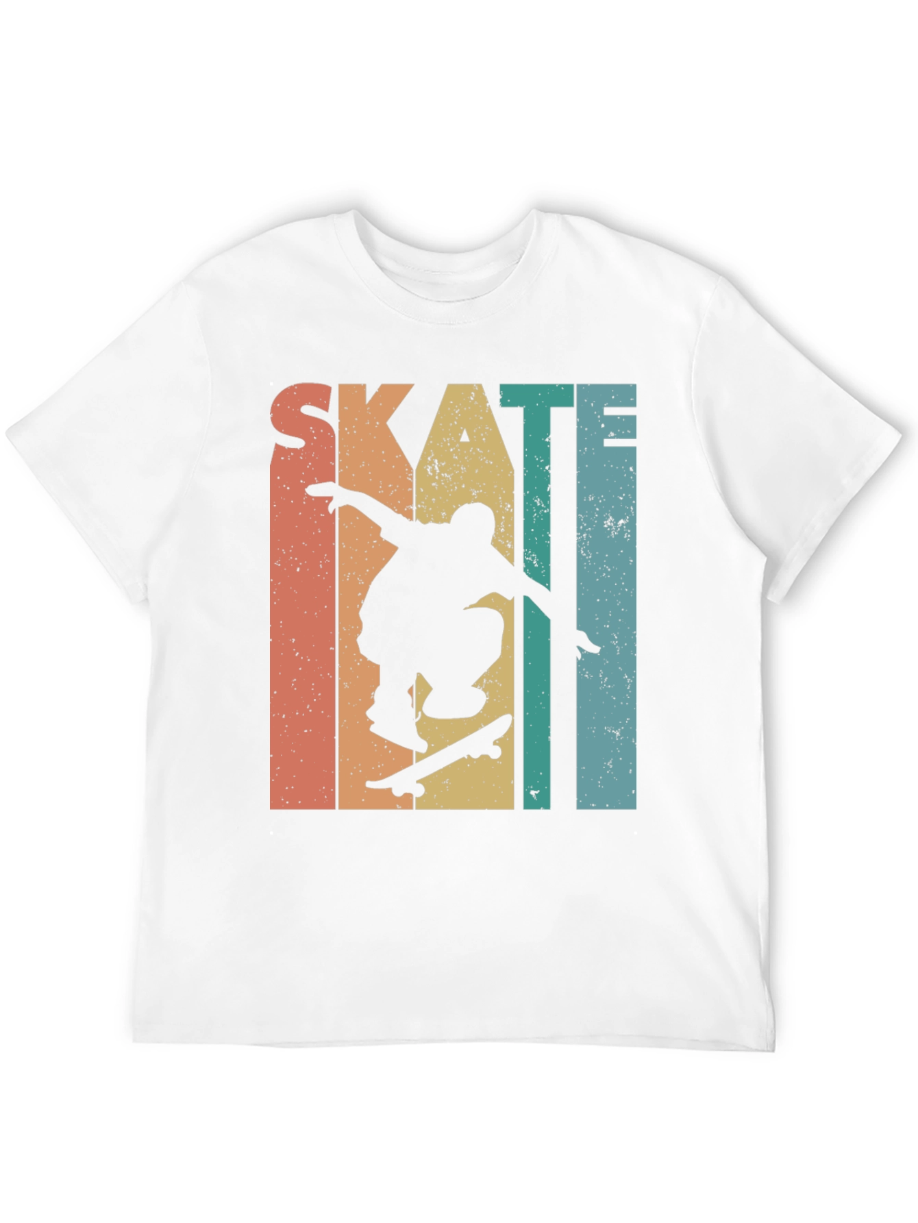 Black Skateboarding Retro Graphic Tee - Black view 12