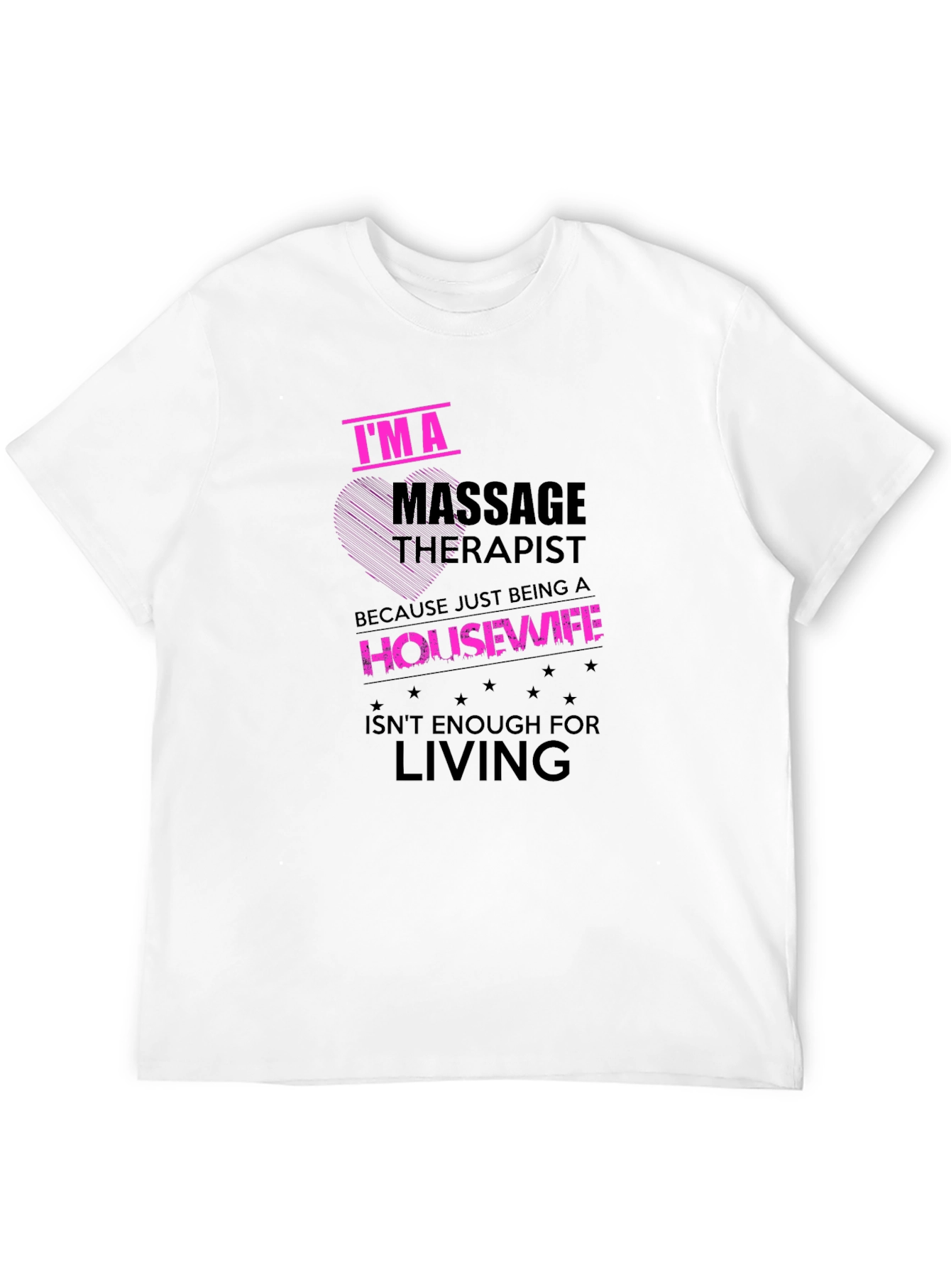 Black Massage Therapist Funny Graphic T-Shirt view 12