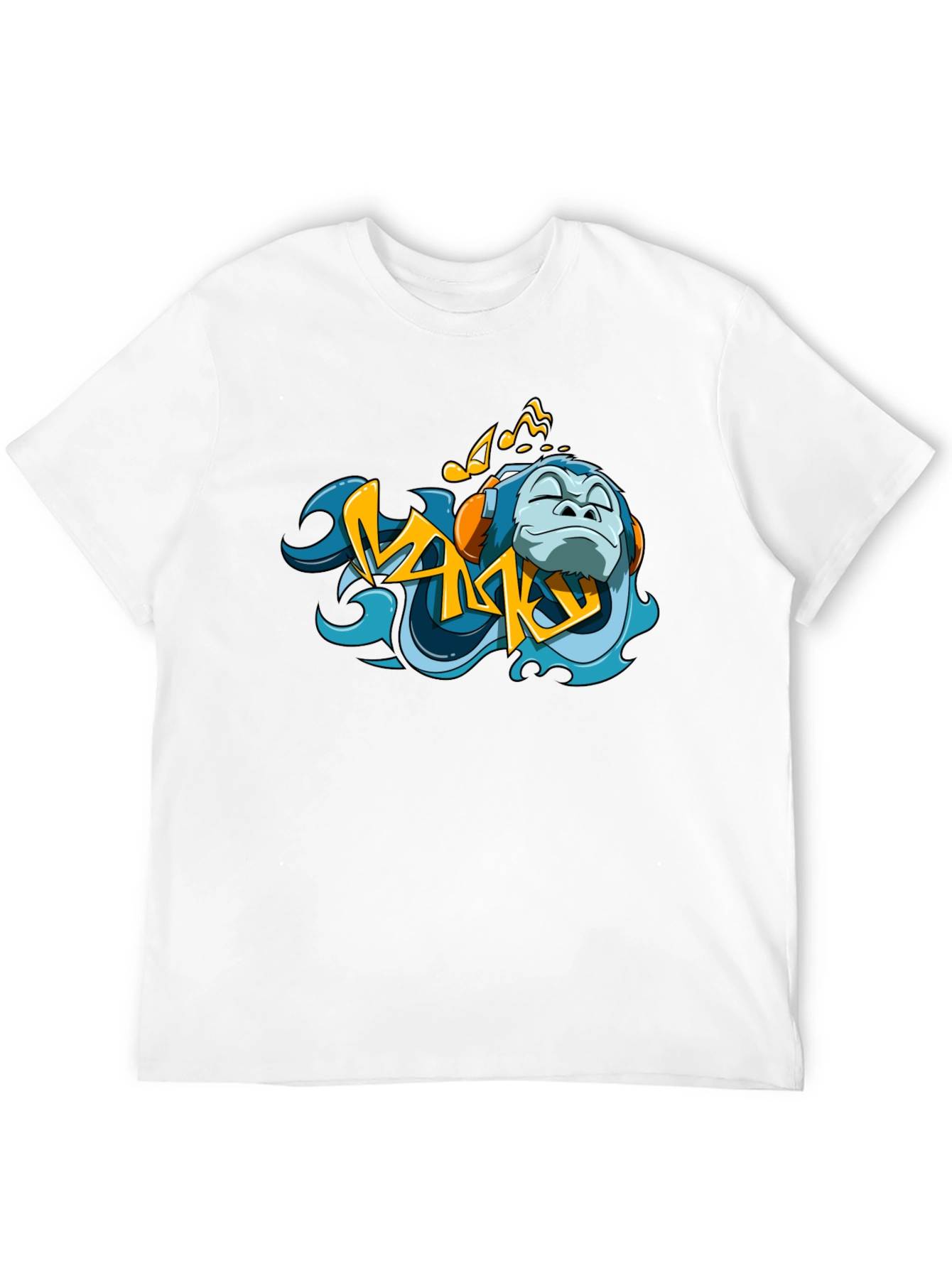 Black Monkey Music T-Shirt - Black view 12