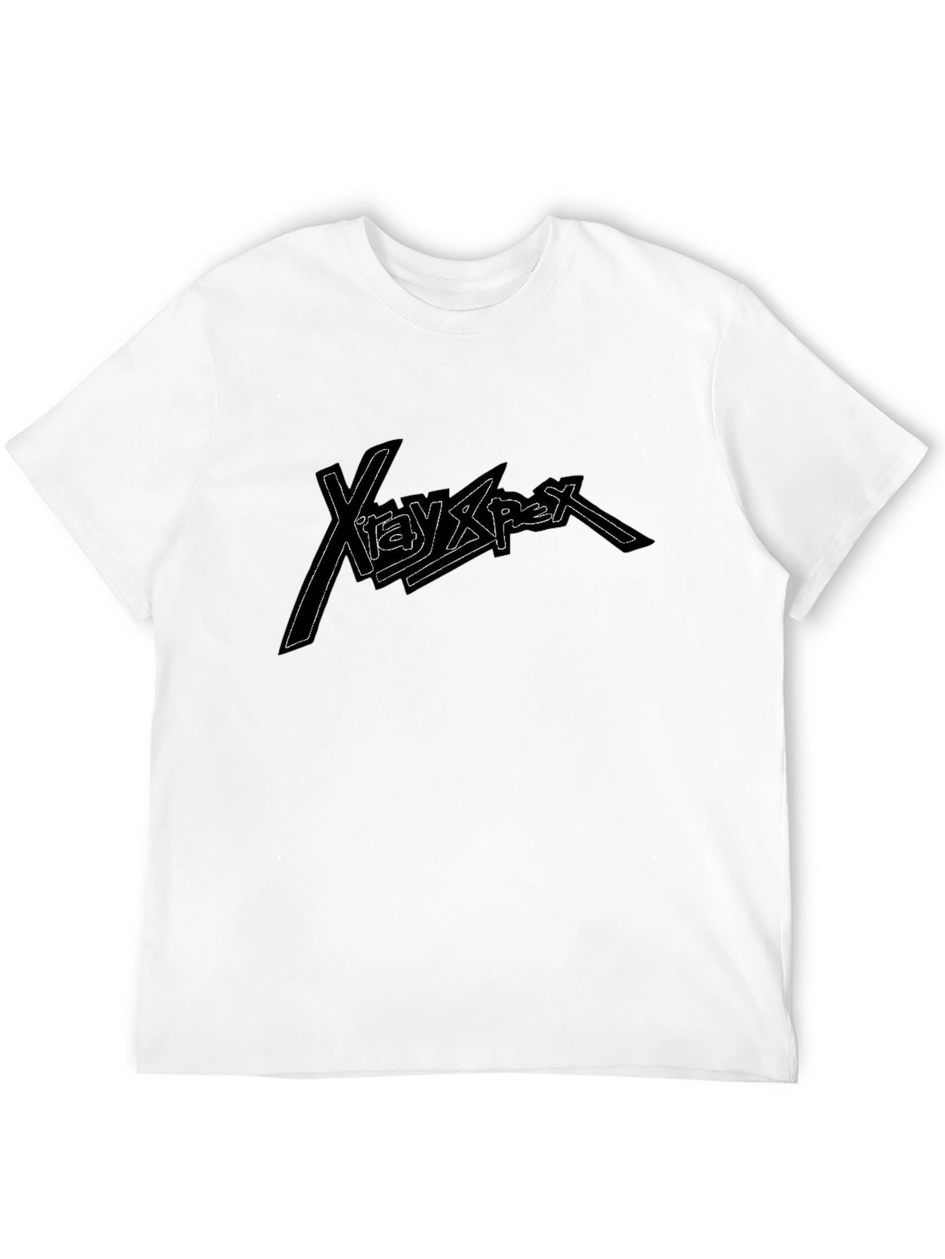 Black Xray Spex Band Logo Black T-Shirt view 12