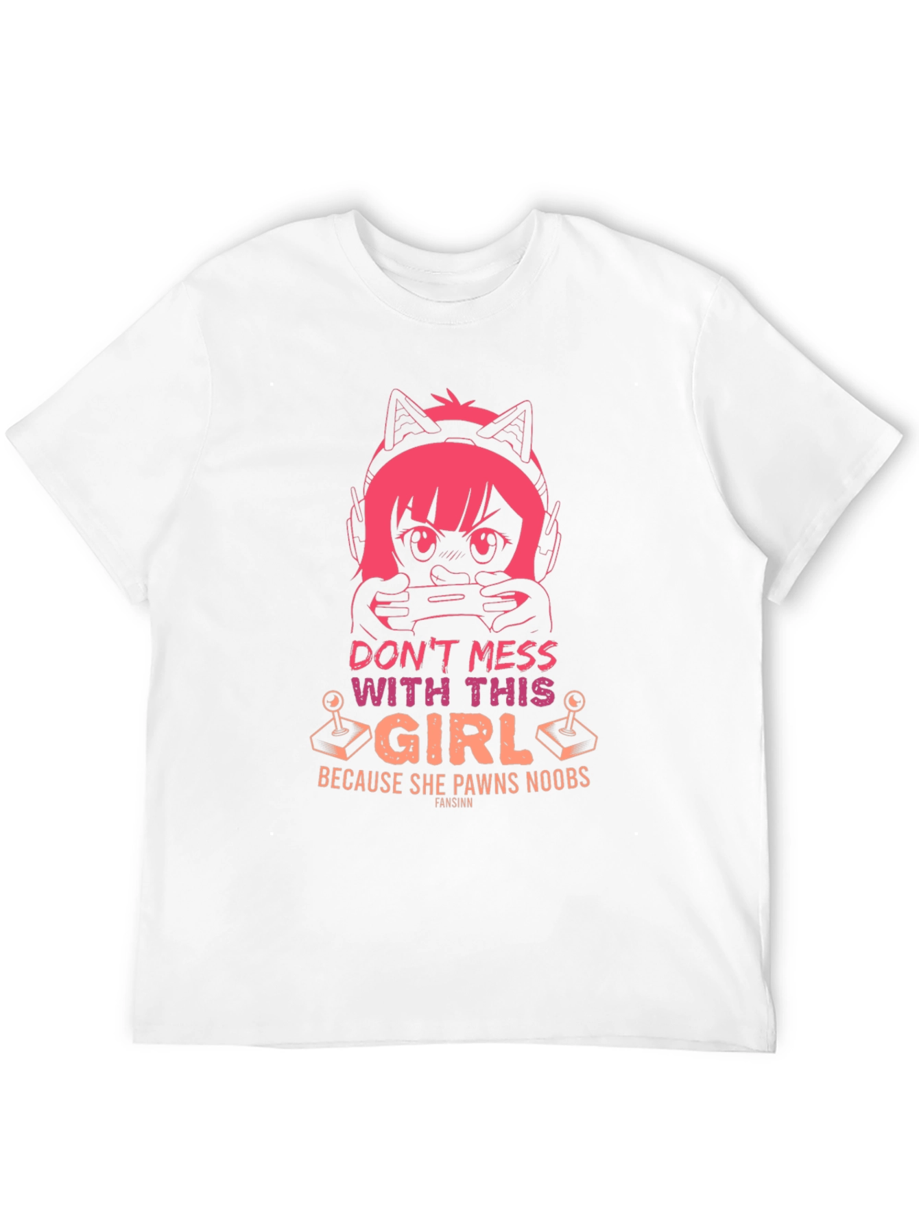 Black Gamer Girl T-Shirt - Don't Mess With This Girl view 12
