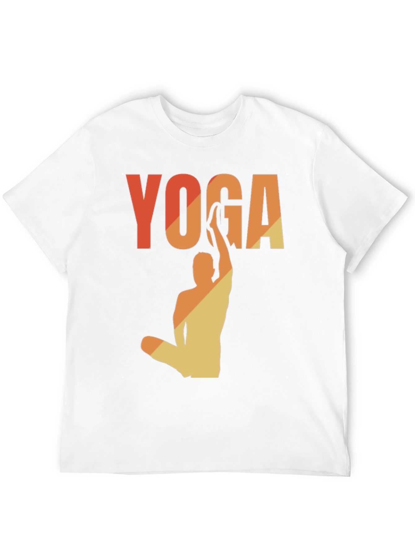 Black Yoga Pose Graphic Tee - Relaxed Fit view 12