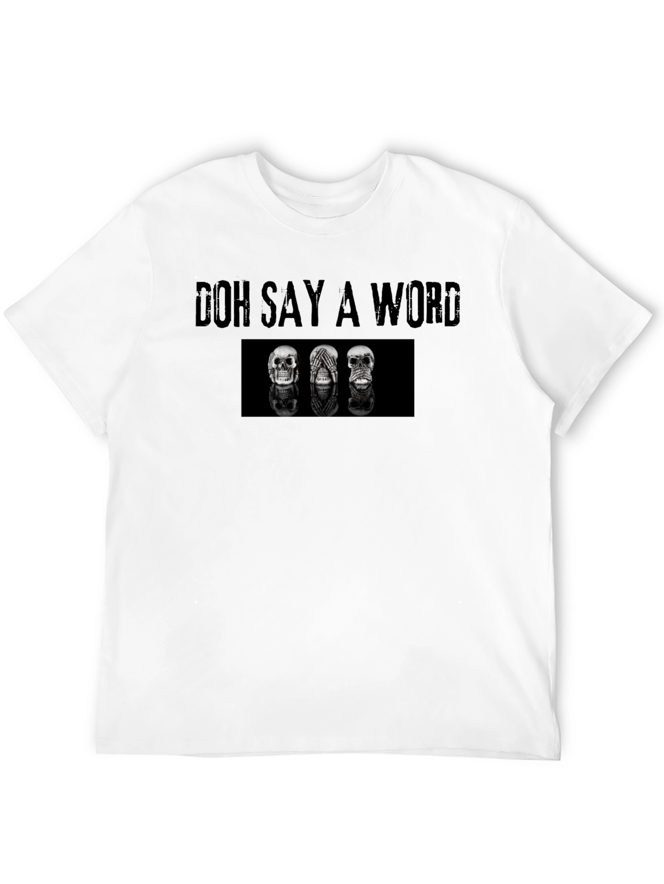 Black Doh Say A Word Graphic Tee view 12