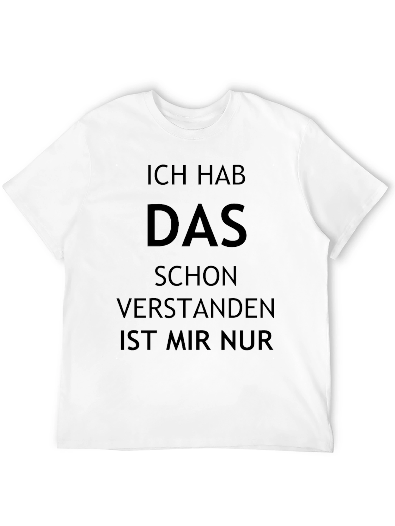 Black Ich Hab Das Schon Verstanden T-Shirt - Sarcastic German Tee view 12