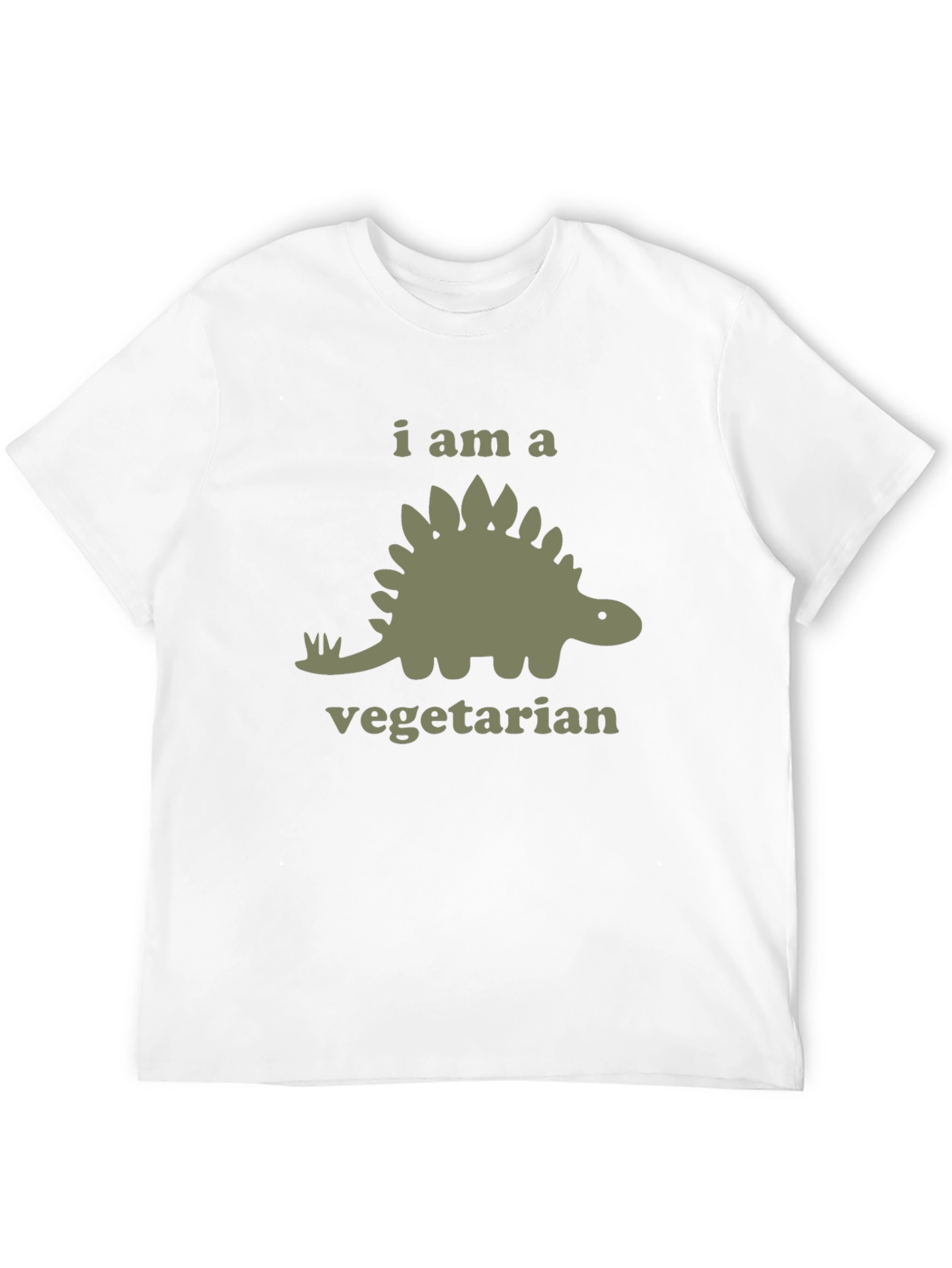 Black Vegetarian Dinosaur Graphic T-Shirt view 12