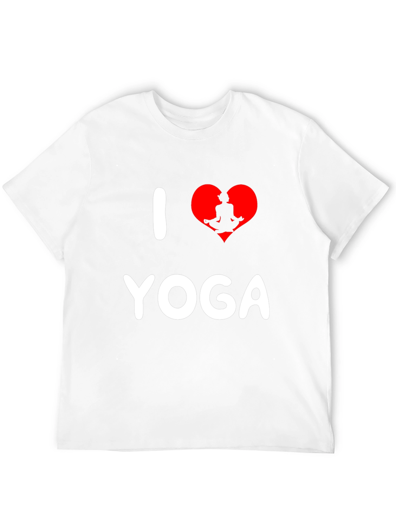 Black I Love Yoga T-Shirt - Stylish Cotton Tee view 12