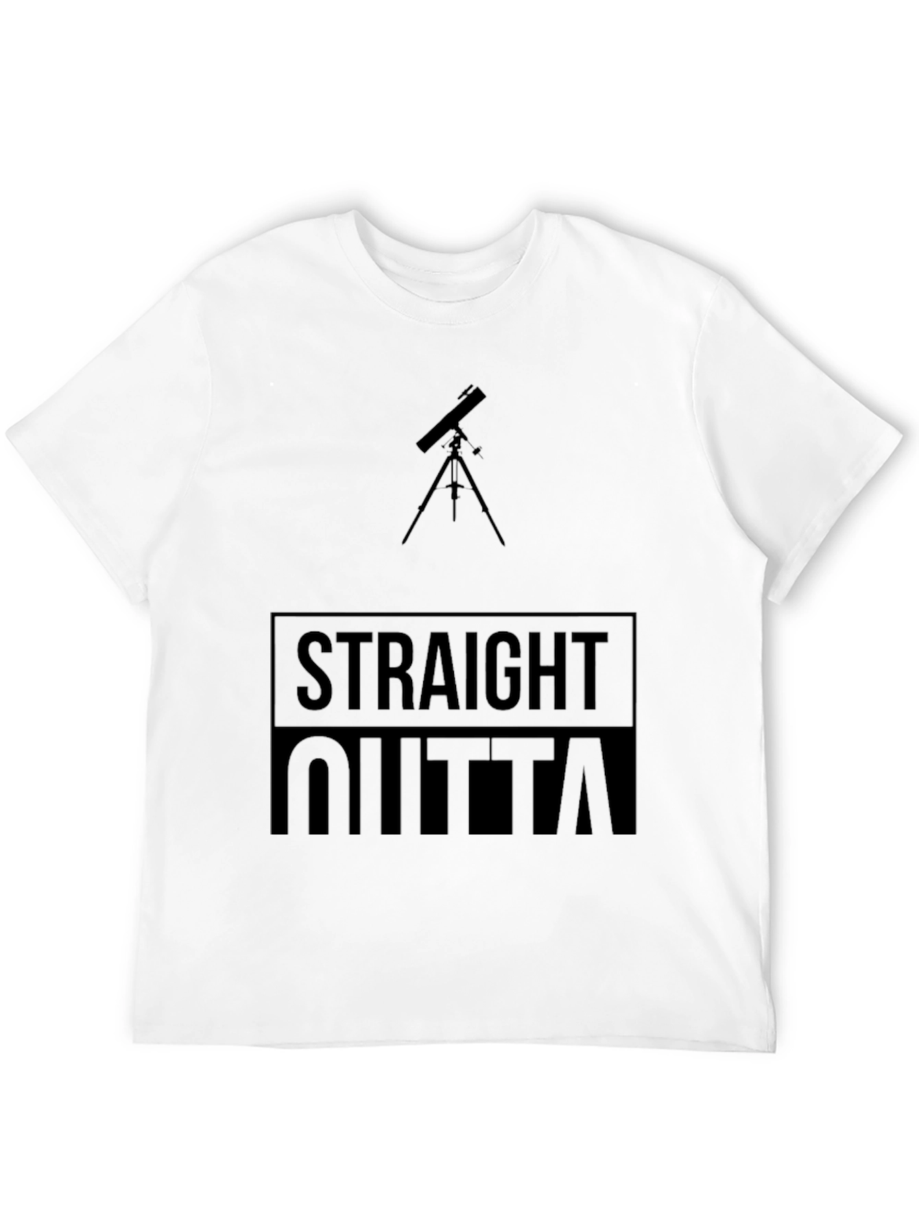 Straight Outta Space Black Tee - 12