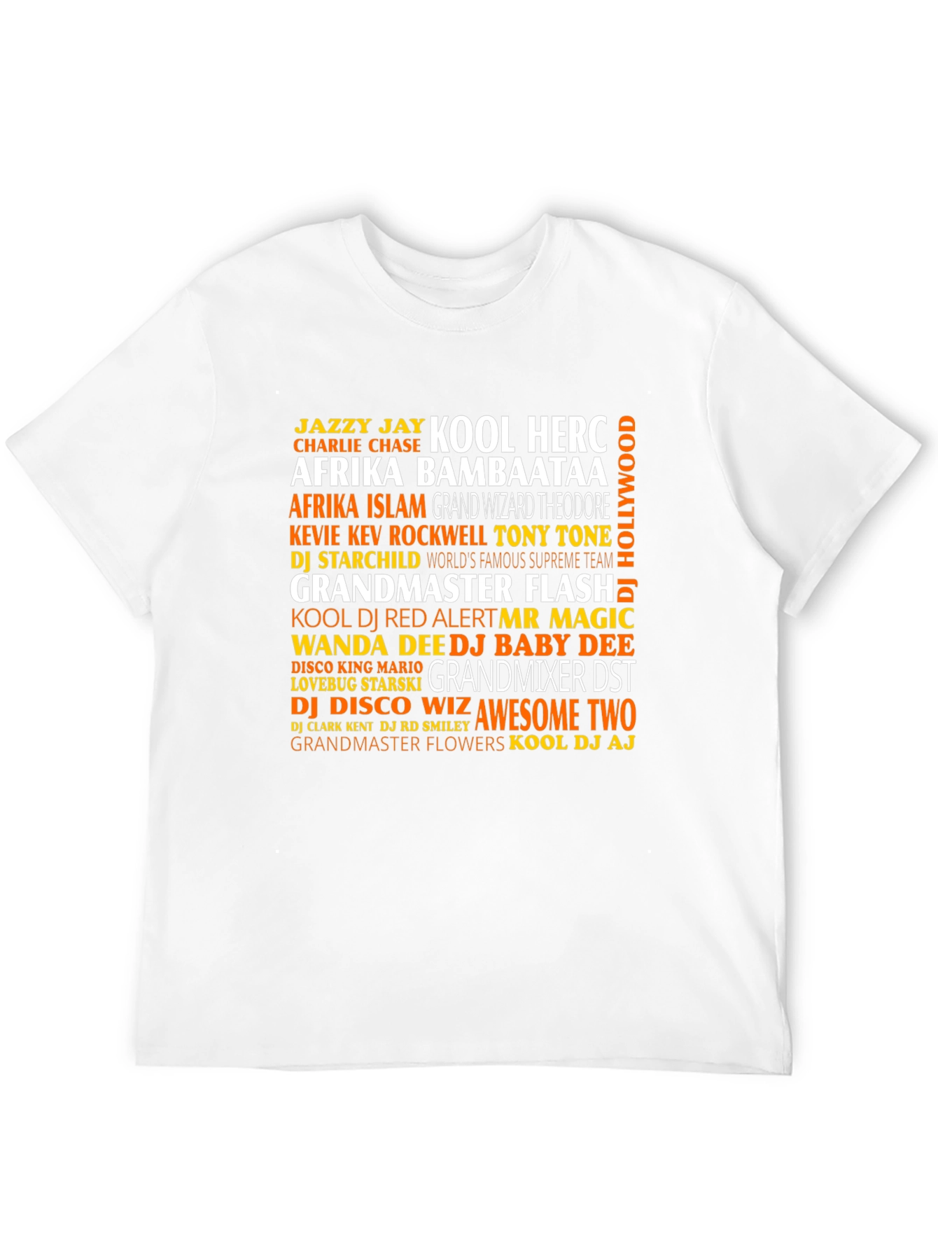 Black Hip Hop DJ Legends T-Shirt view 12