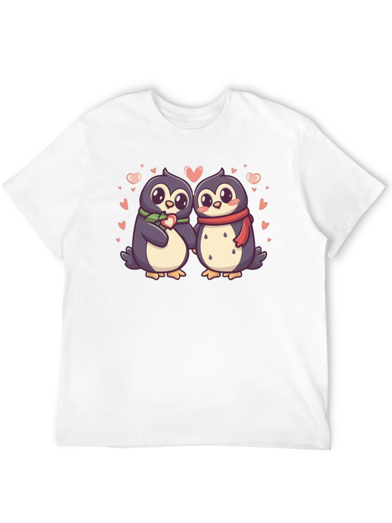 Black Penguin Love T-Shirt view 12
