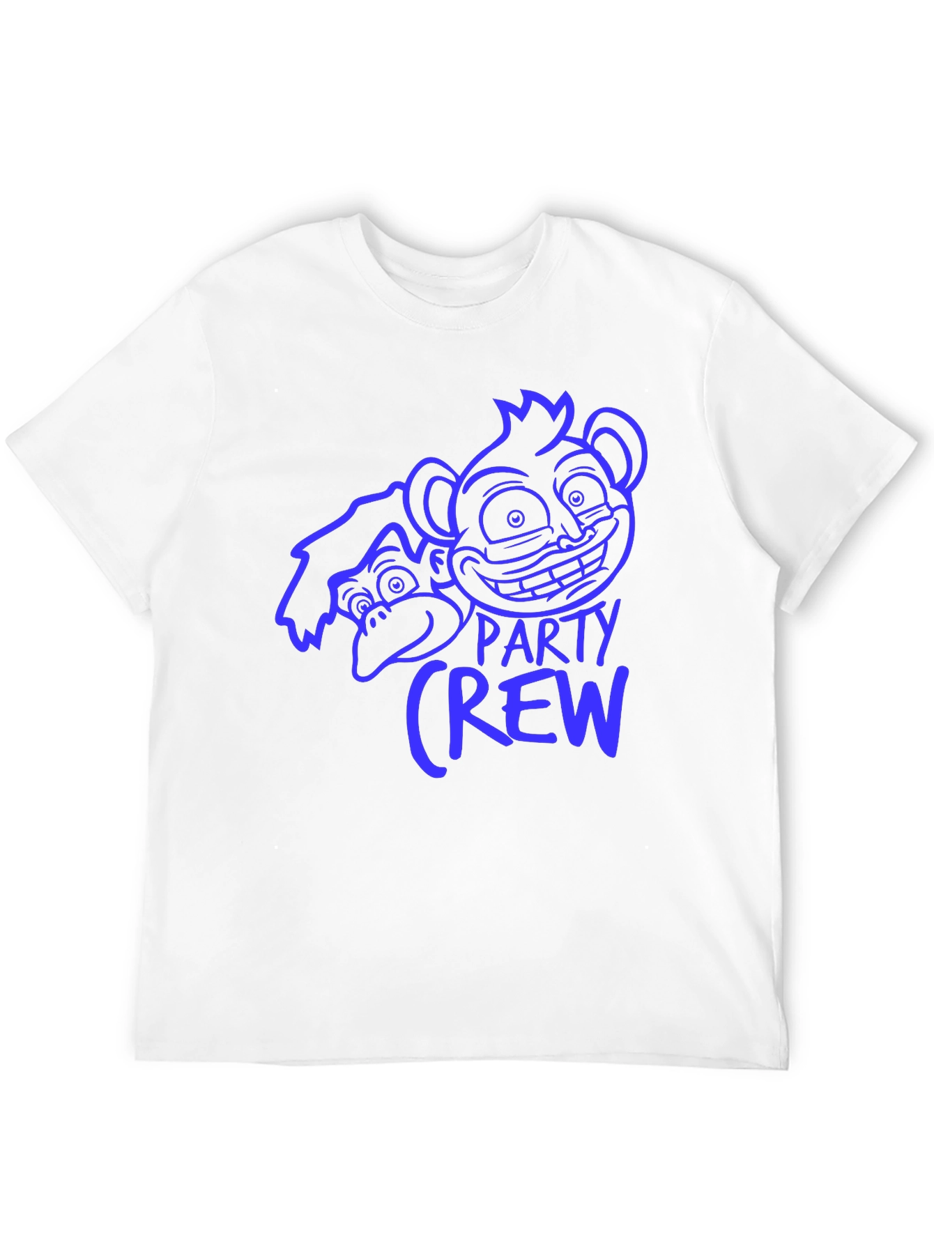 Black Monkey Party Crew Graphic Tee - Black view 12