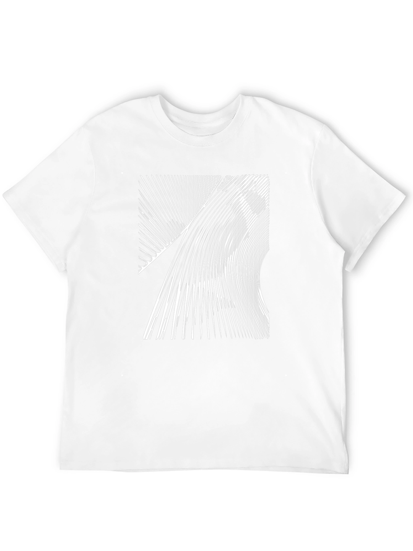 Black Abstract Graphic Print Black T-Shirt view 12