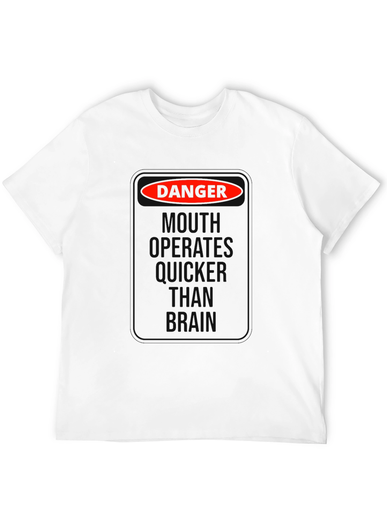 Black Danger Thin Ice Funny Graphic Tee view 12