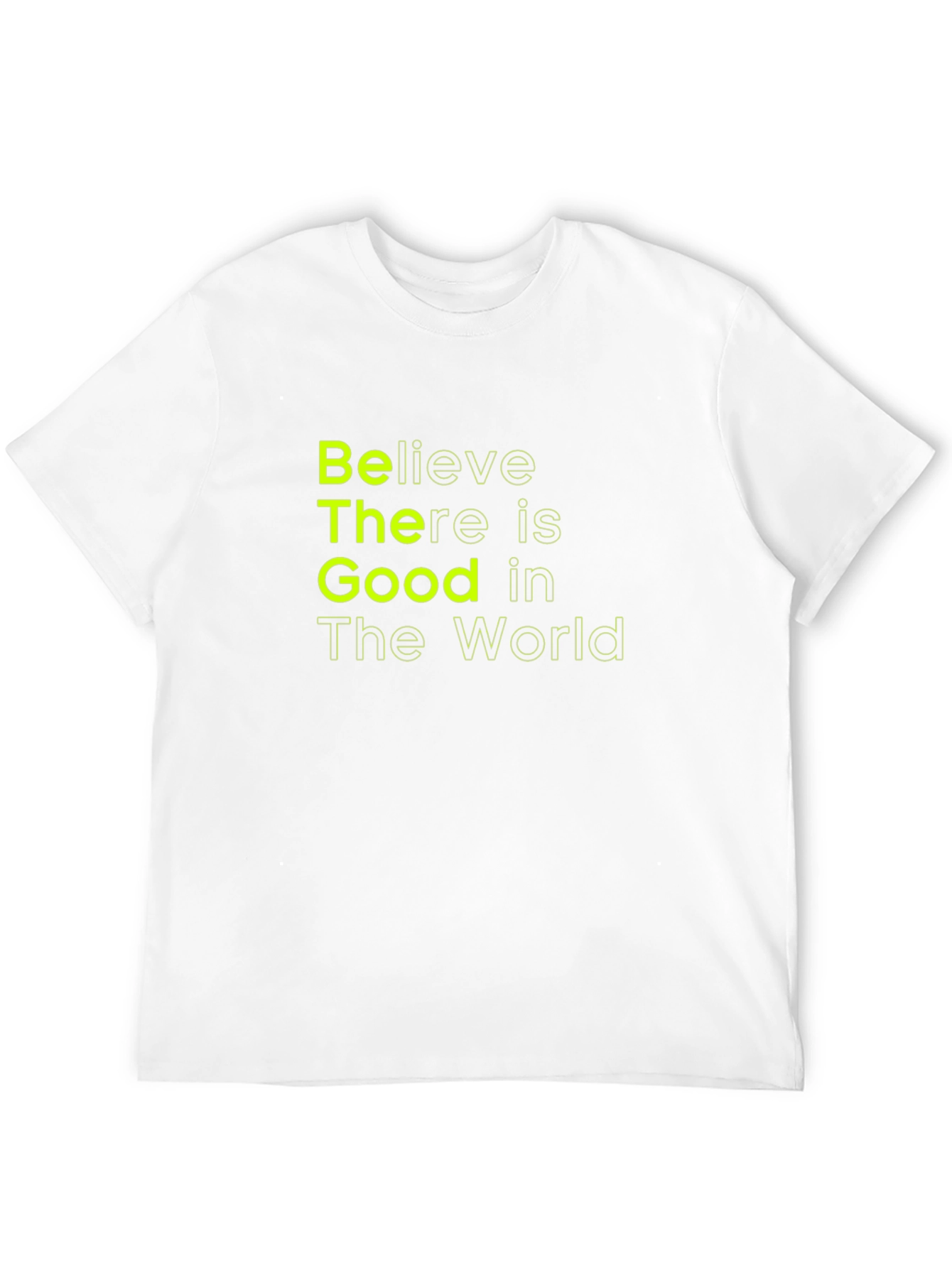 Black Believe There is Good T-Shirt - Black view 12