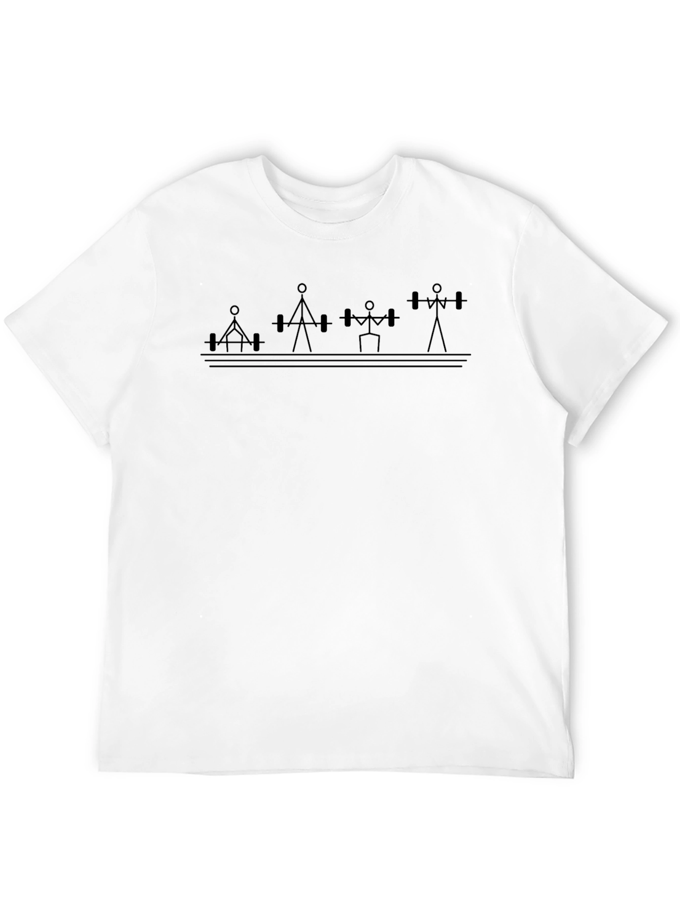 Black Weightlifting Evolution Graphic T-Shirt view 12