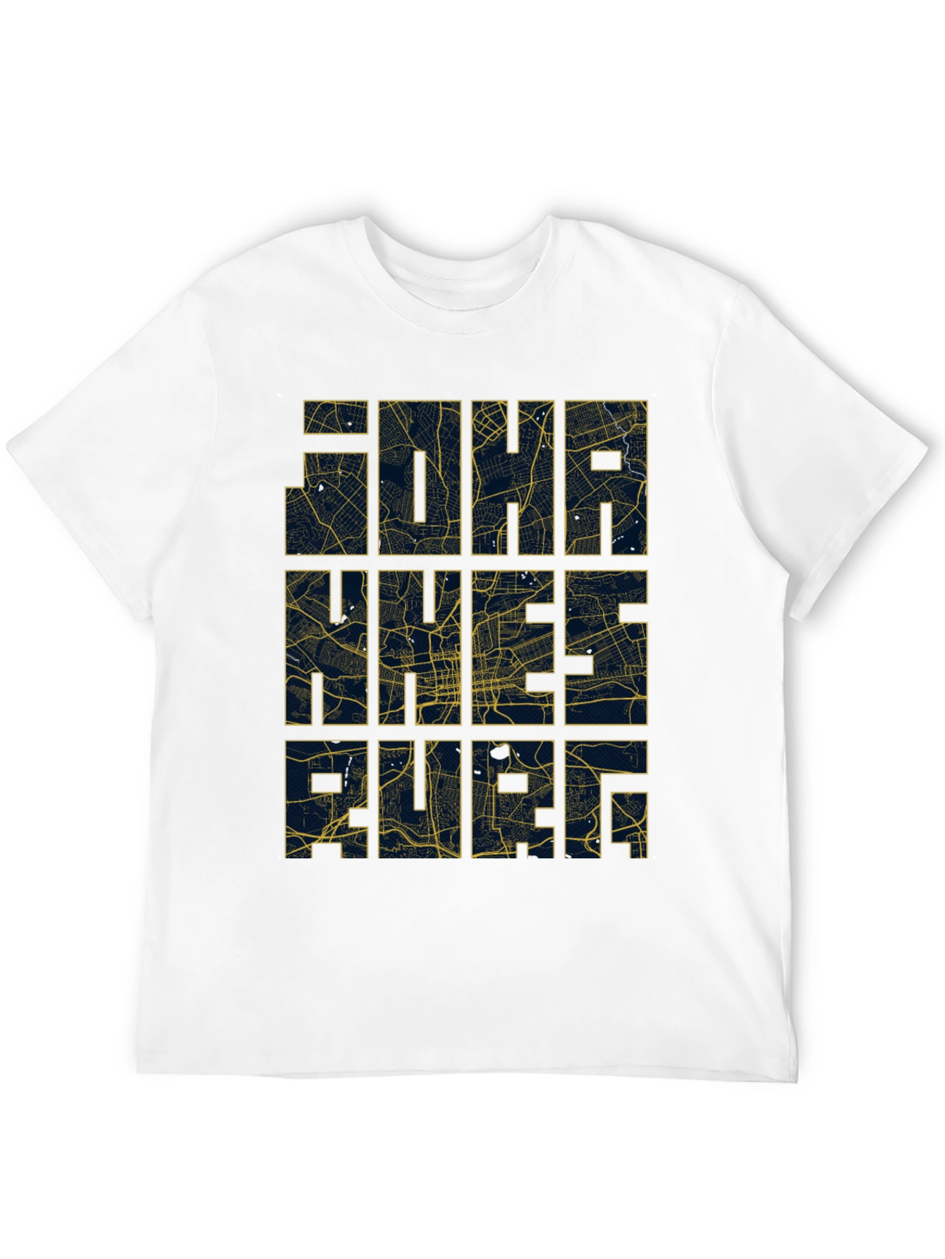 City Map Graphic Print T-Shirt - 12