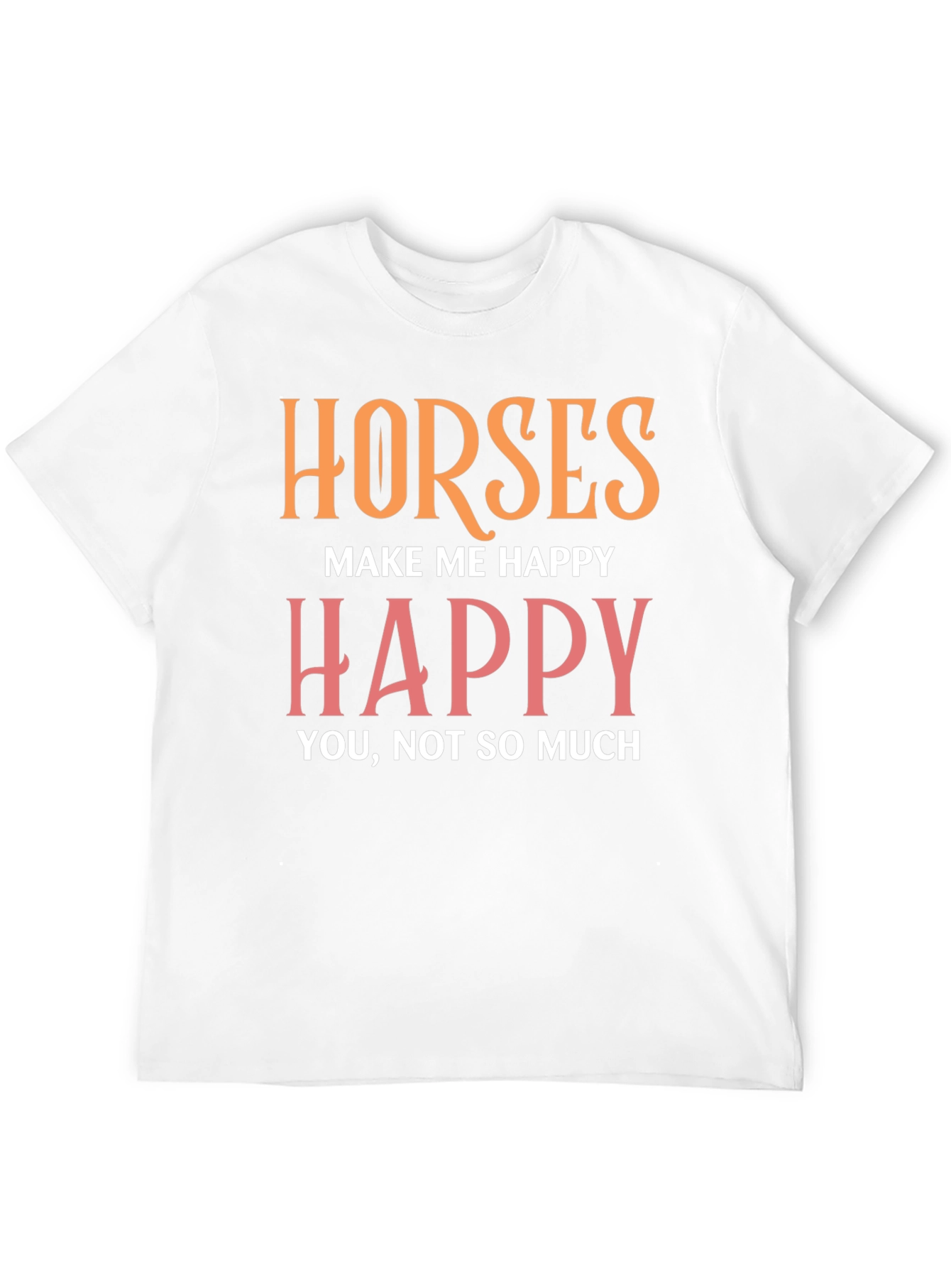 Black Horses Make Me Happy Graphic Tee view 12