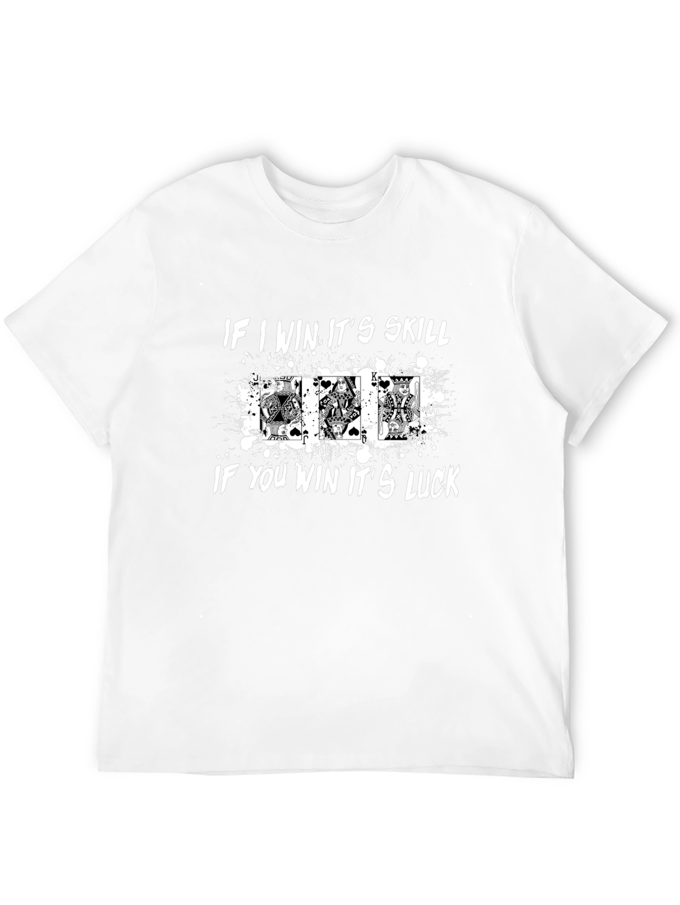 Black If I Win It's Skill T-Shirt view 12
