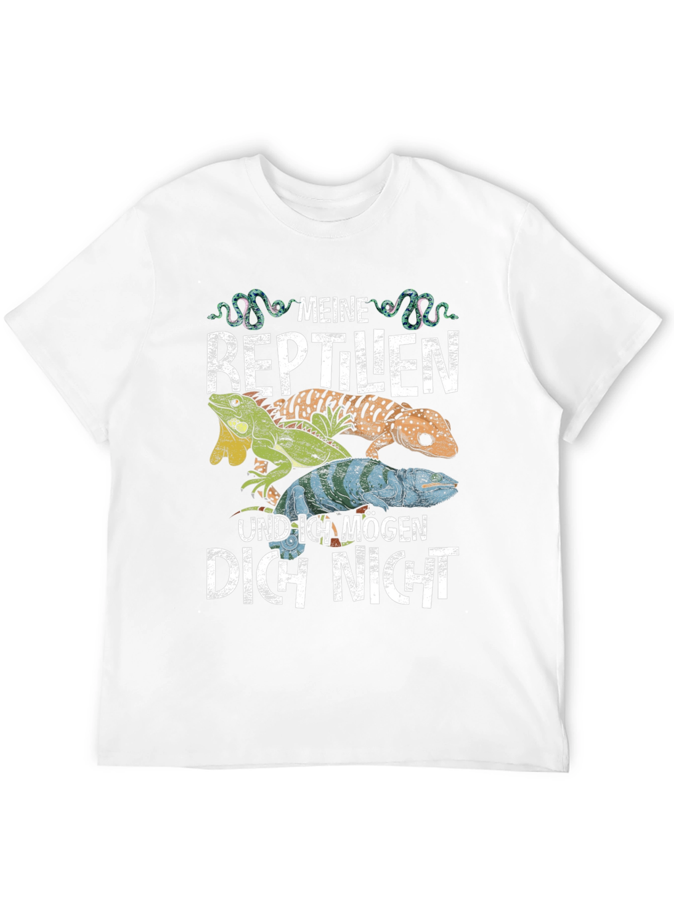 Black Reptile Lover Graphic Tee - Meine Reptilien T-Shirt view 12