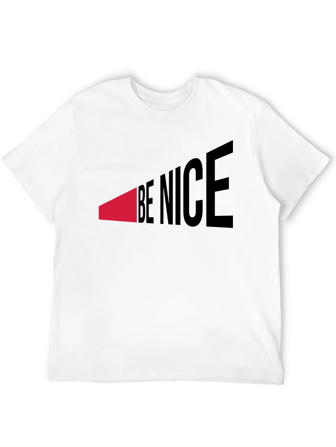 Black Be Nice Graphic Tee - Stylish Statement Shirt view 12