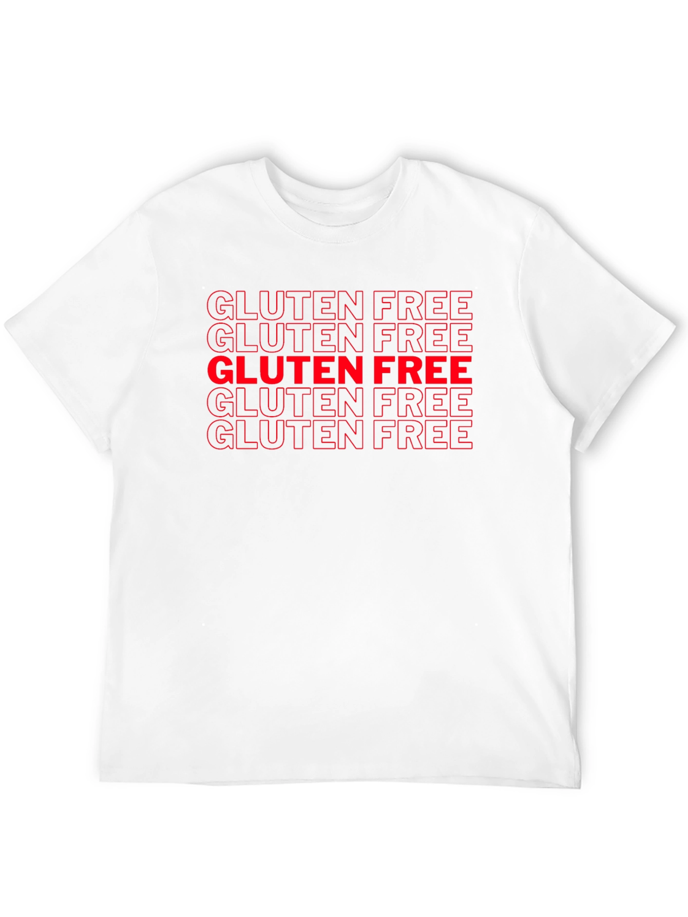 Gluten Free Graphic Tee - Unisex Black T-Shirt - 12