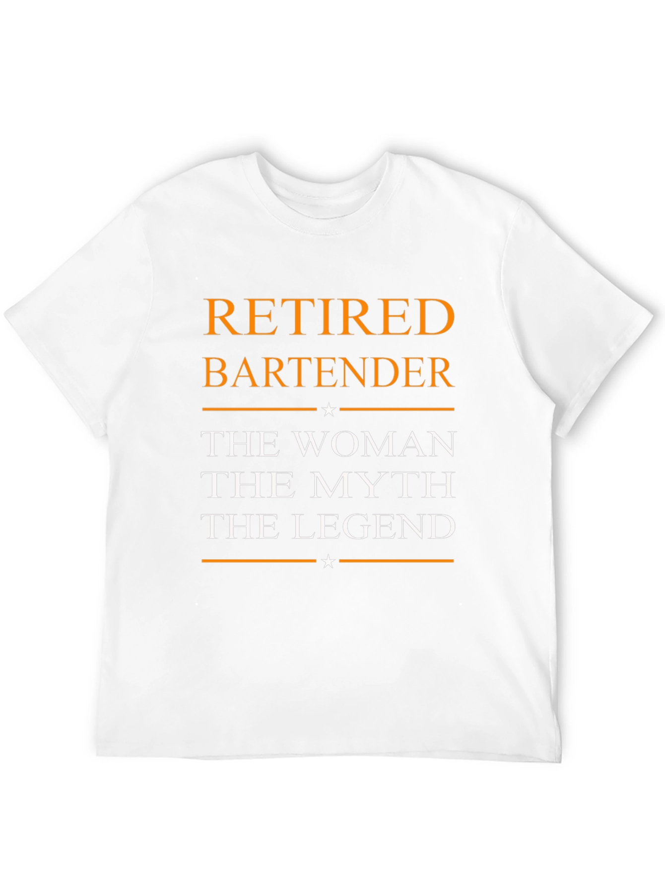 Black Retired Bartender: The Woman, Myth, Legend T-Shirt view 12