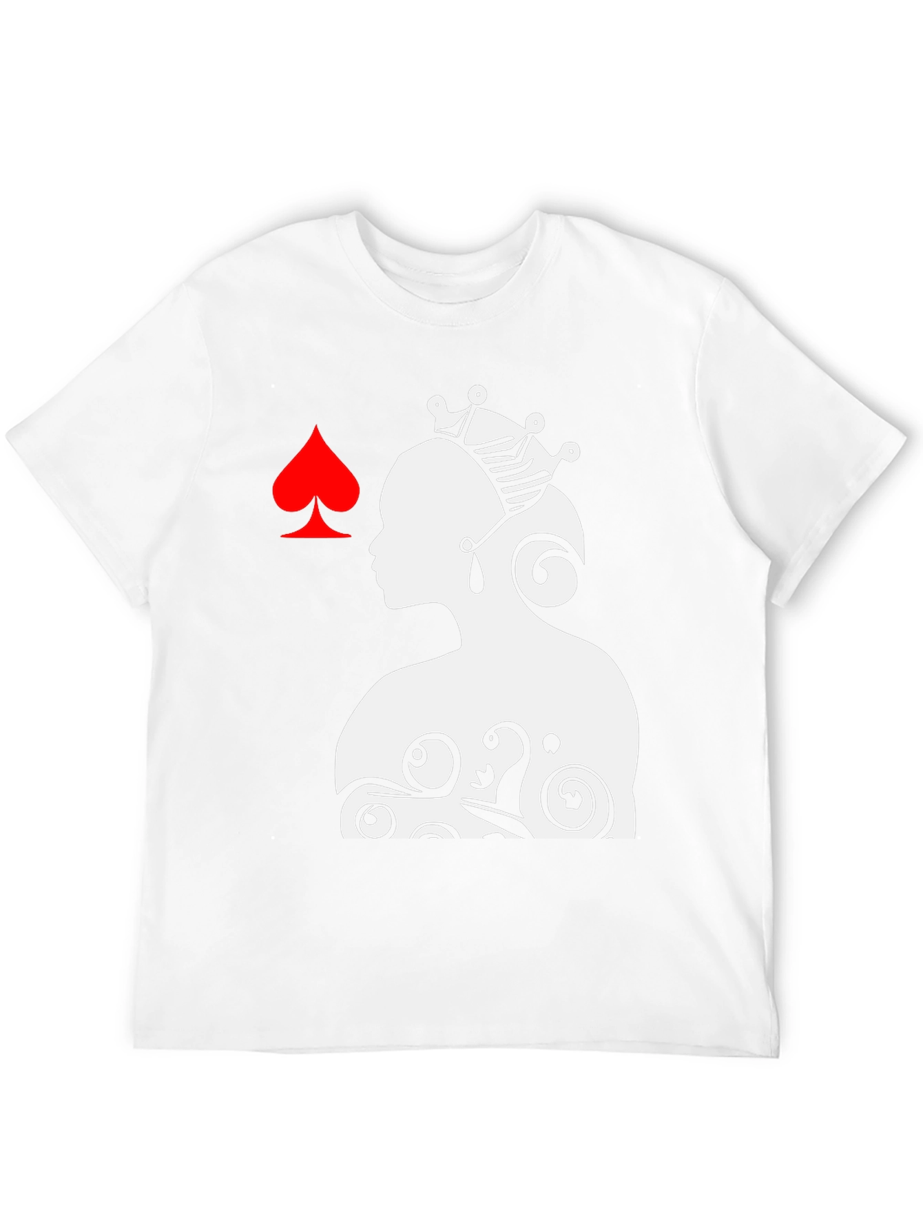 Queen of Spades Graphic Tee - Black - 12