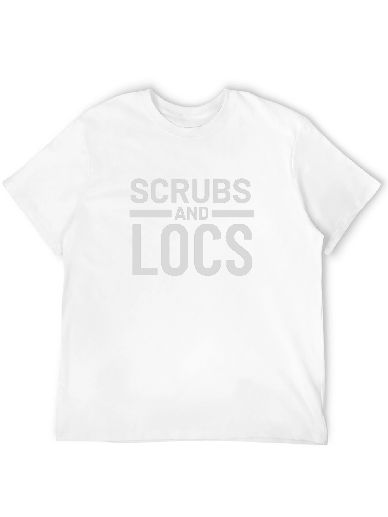 Black Scrubs & Locs Graphic Tee - Unisex Cotton Blend view 12
