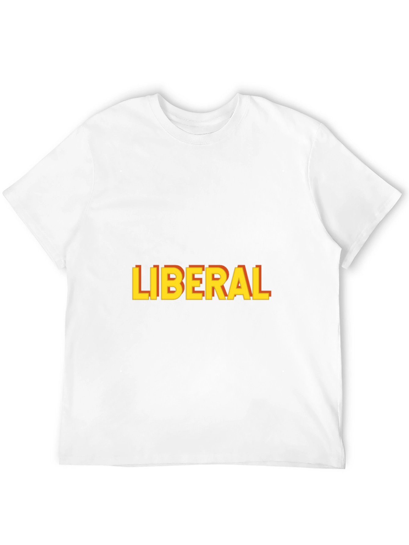 Black Liberal Graphic Print T-Shirt - Black view 12