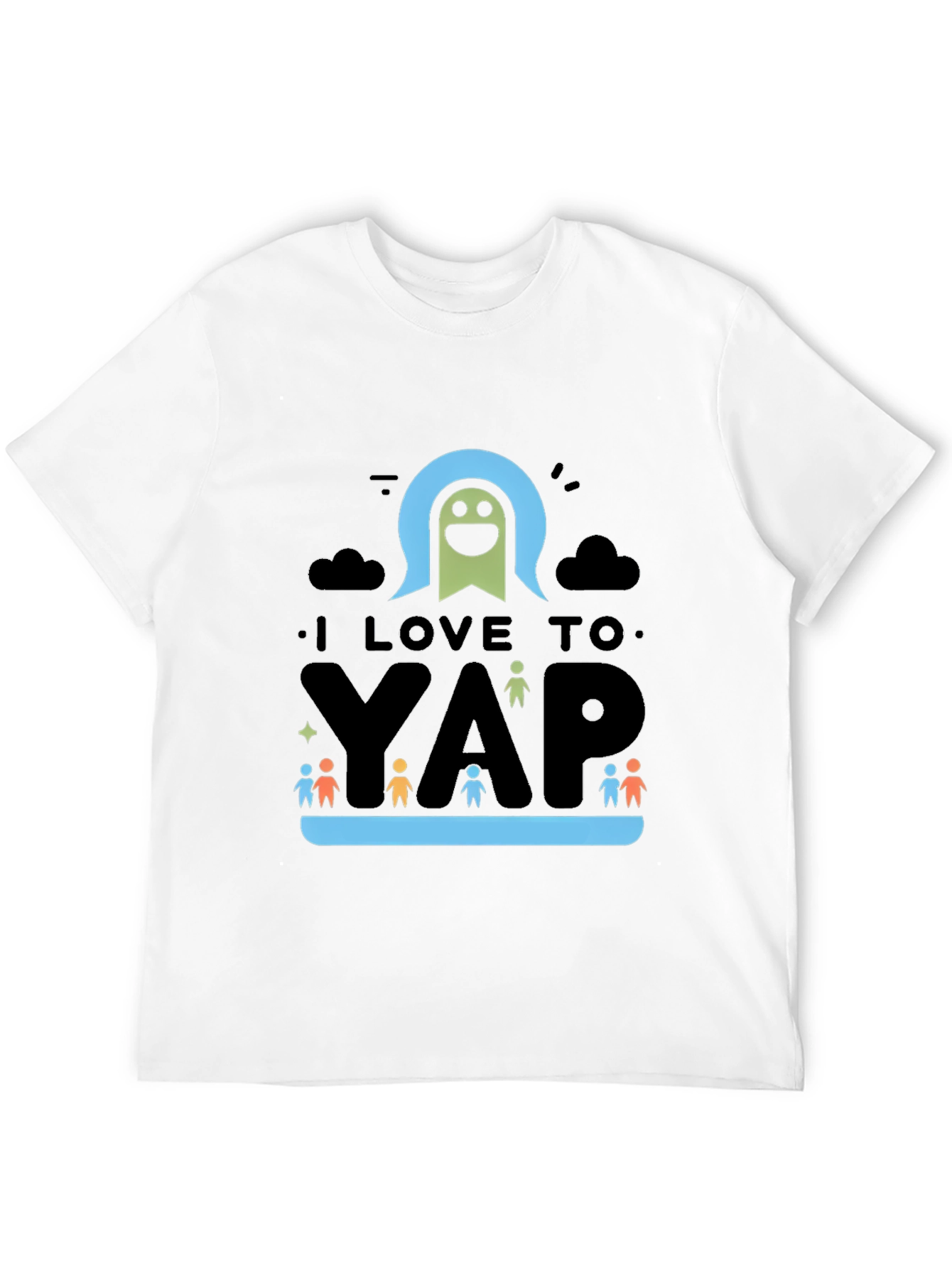 Black I Love To Yap T-Shirt view 12