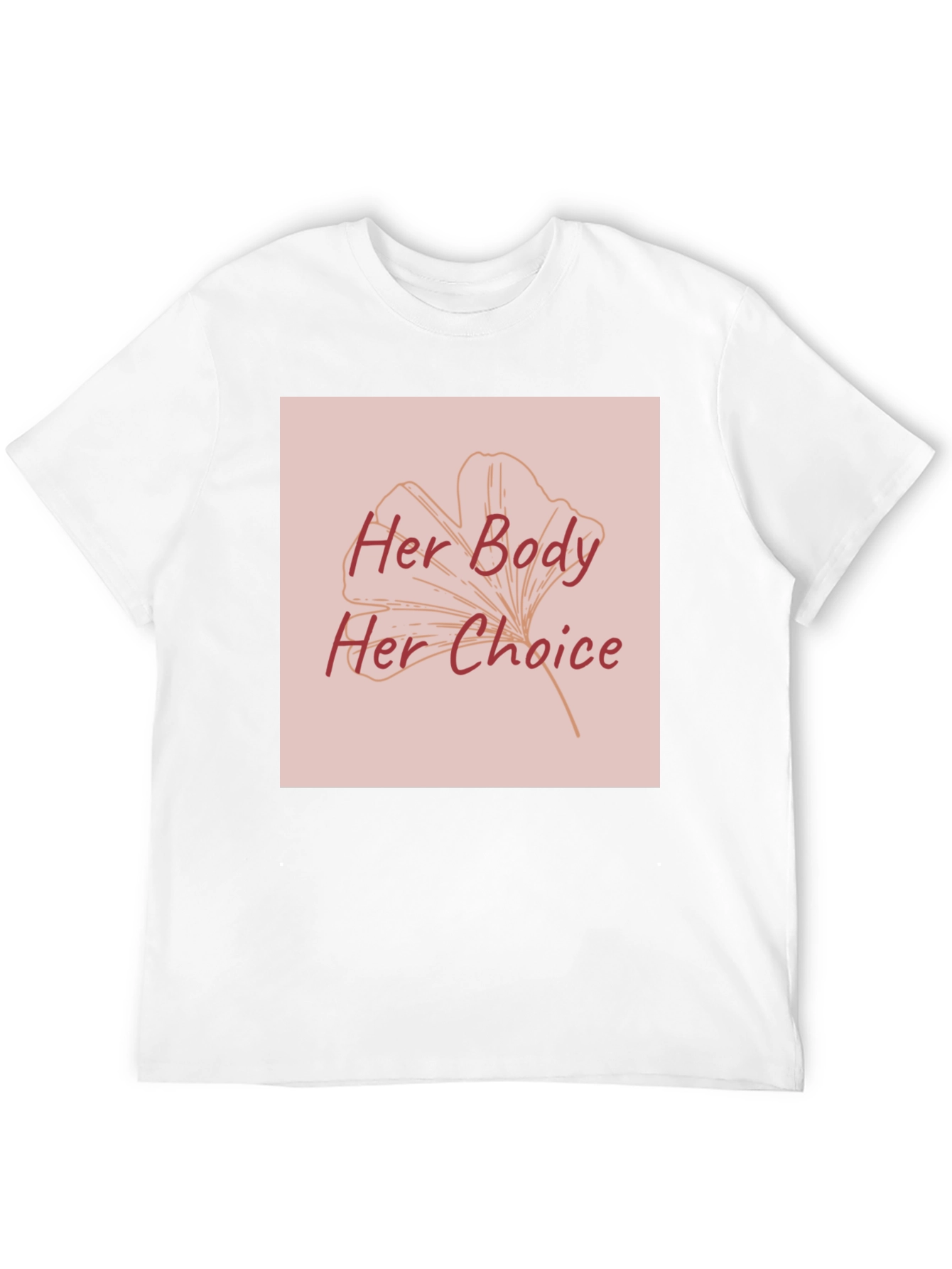 Black Her Body Her Choice Graphic Tee - Pro Choice T-Shirt view 12