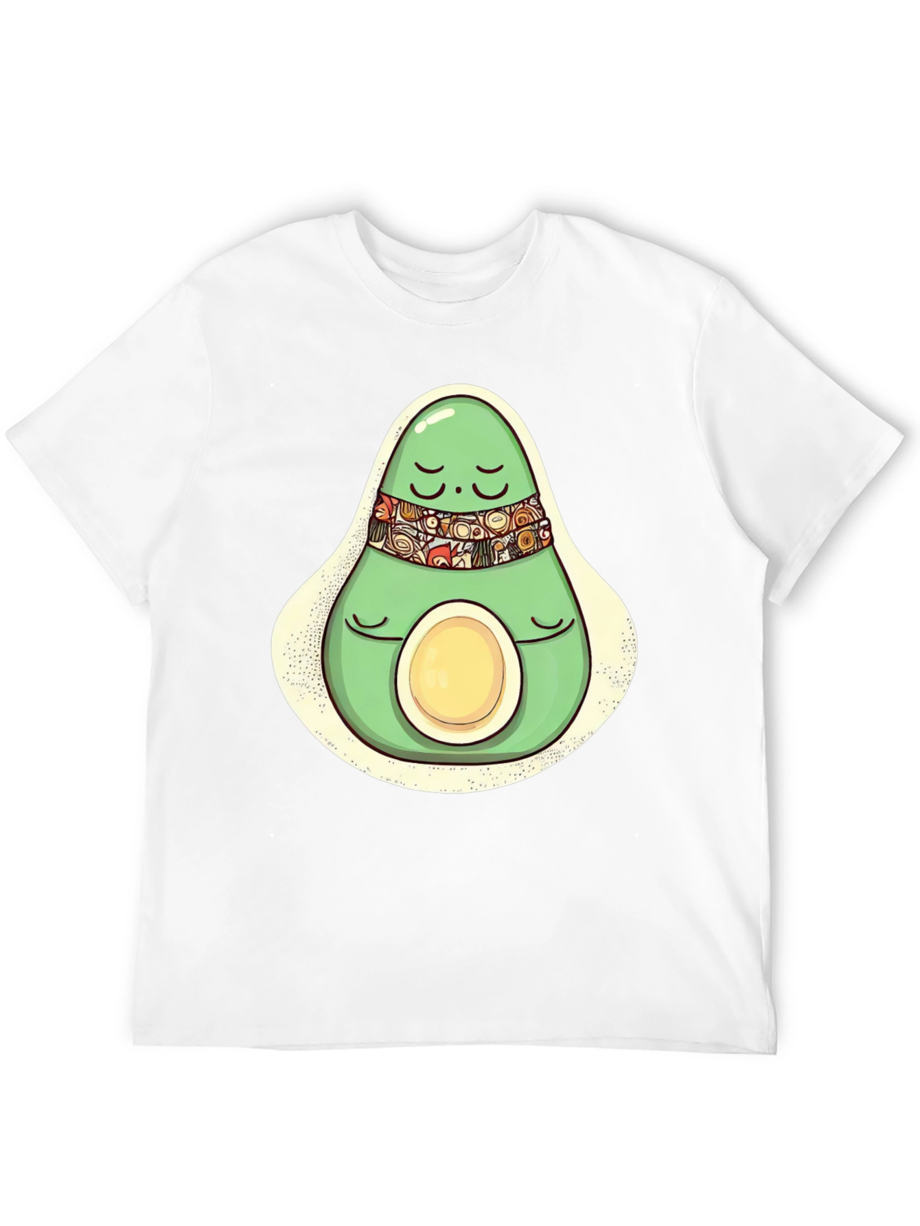Black Relaxed Avocado Graphic T-Shirt view 12