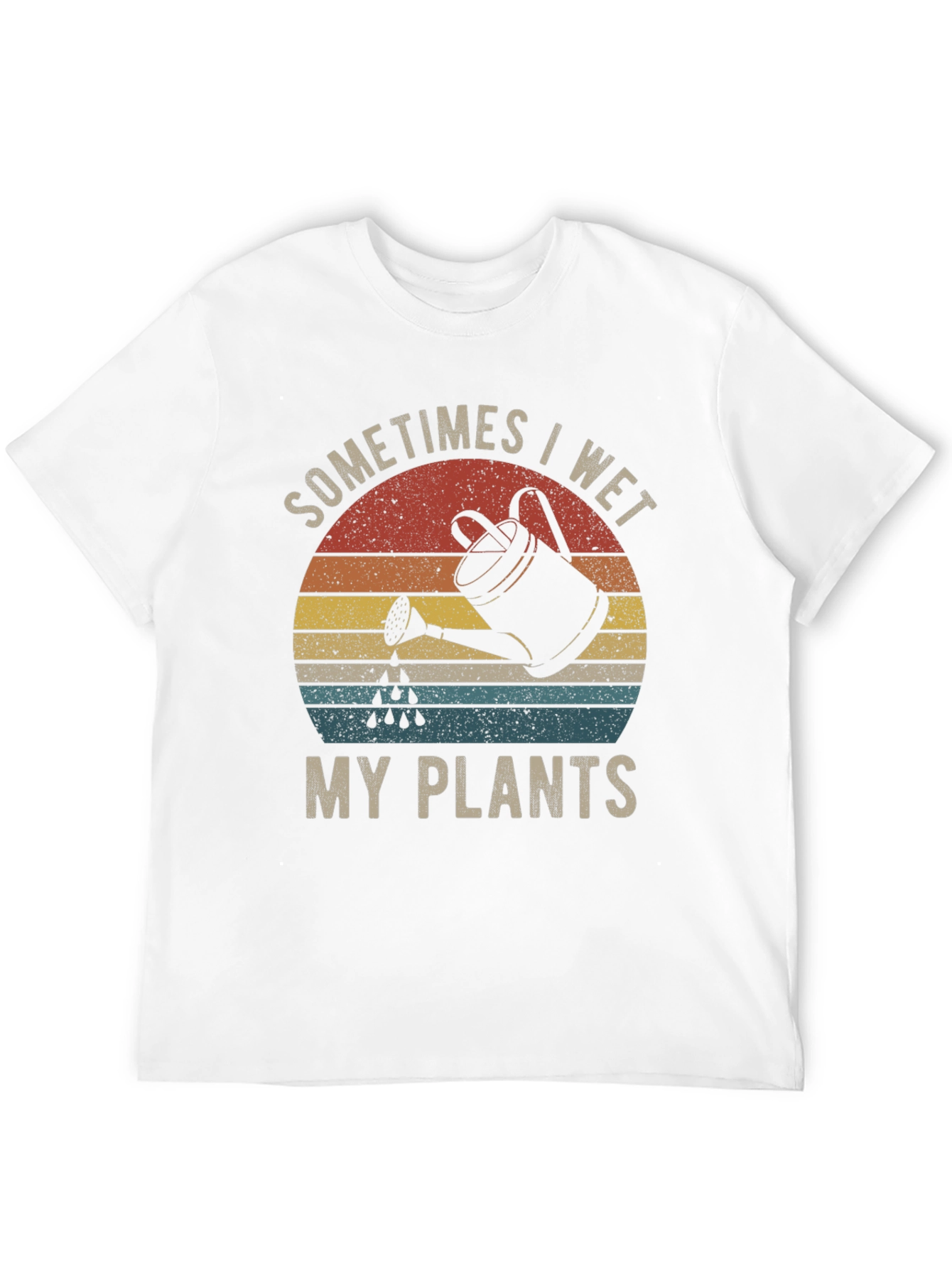 Black Sometimes I Wet My Plants Graphic Tee view 12