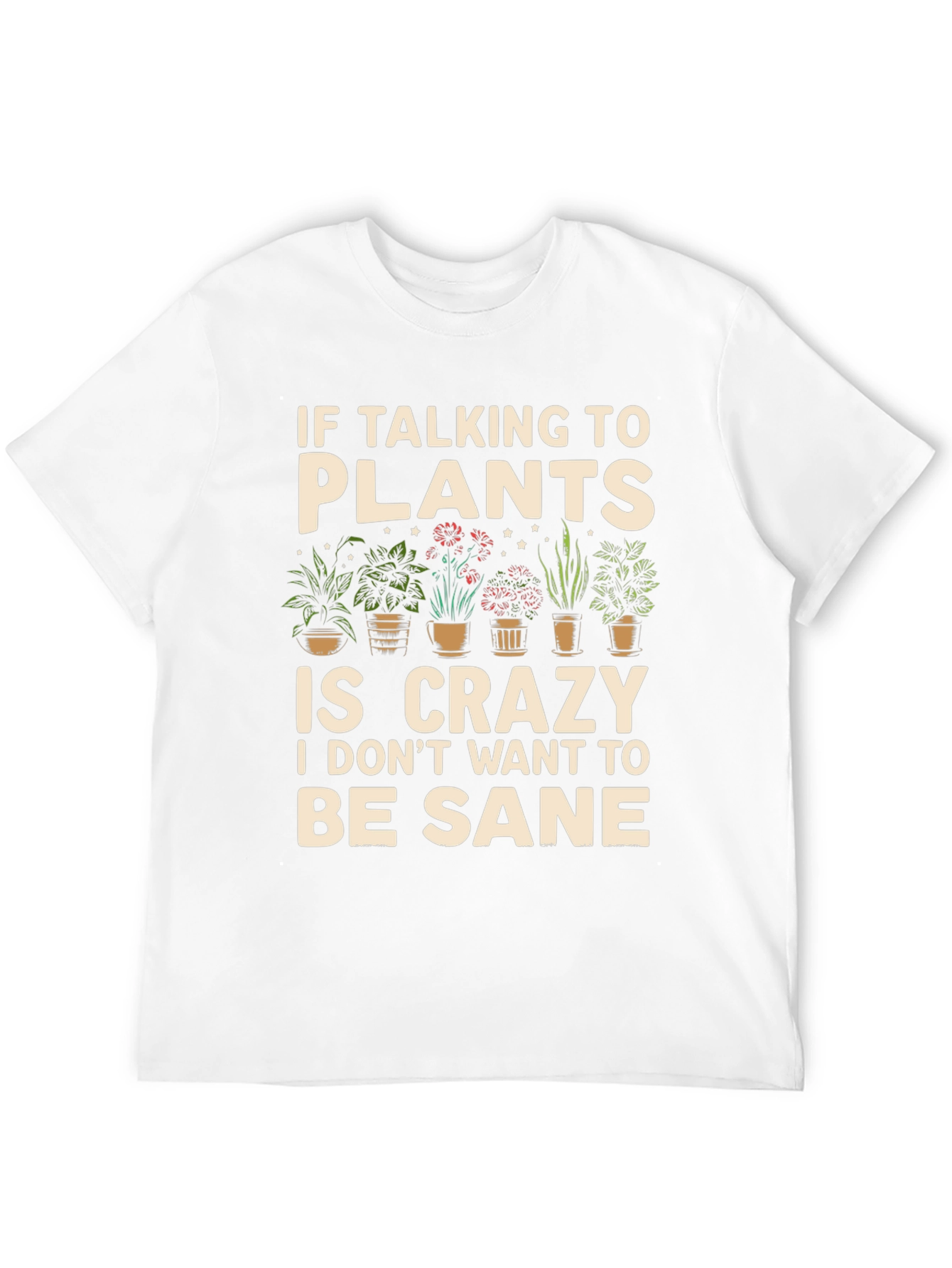 Black Plant Lover Graphic T-Shirt - Crazy About Plants! view 12