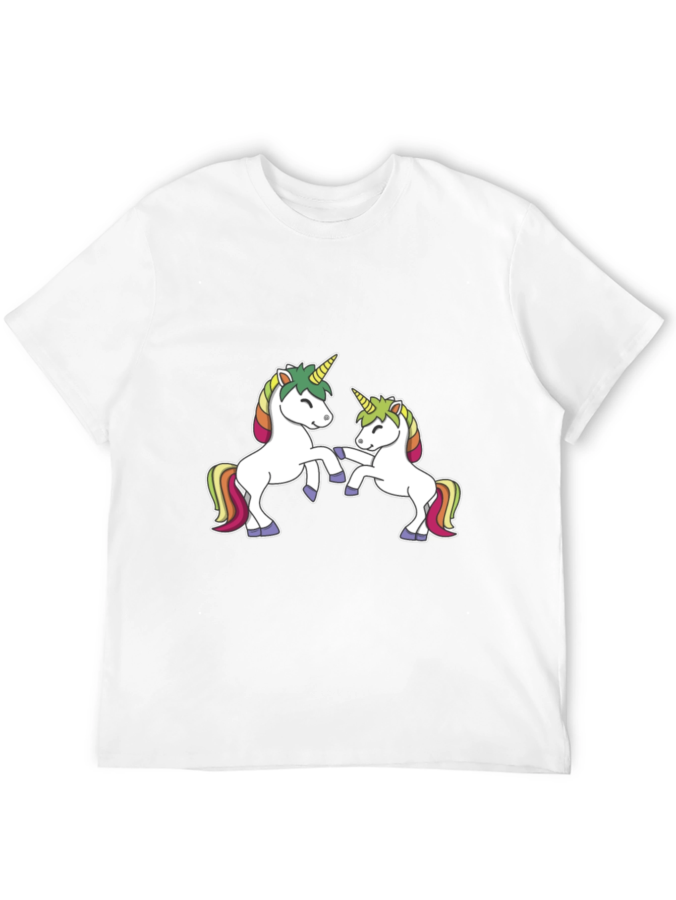 Black Unicorn T-Shirt - Black Cotton Blend view 12