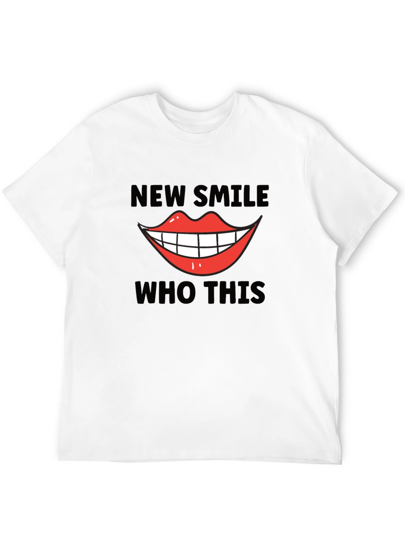 Black New Smile, Who This Black Graphic Tee view 12