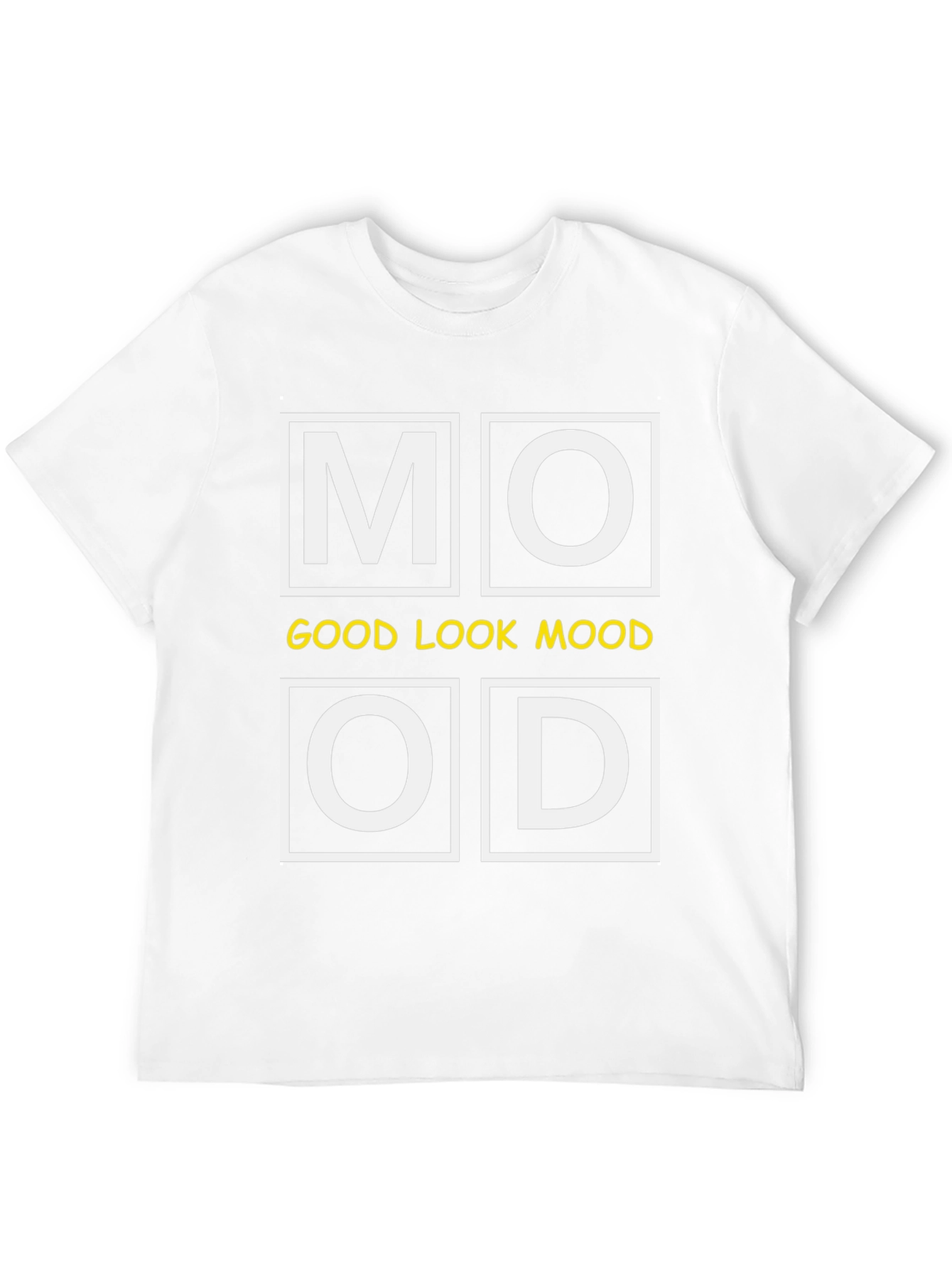 Black Good Look Mood T-Shirt - Stylish Black Tee view 12