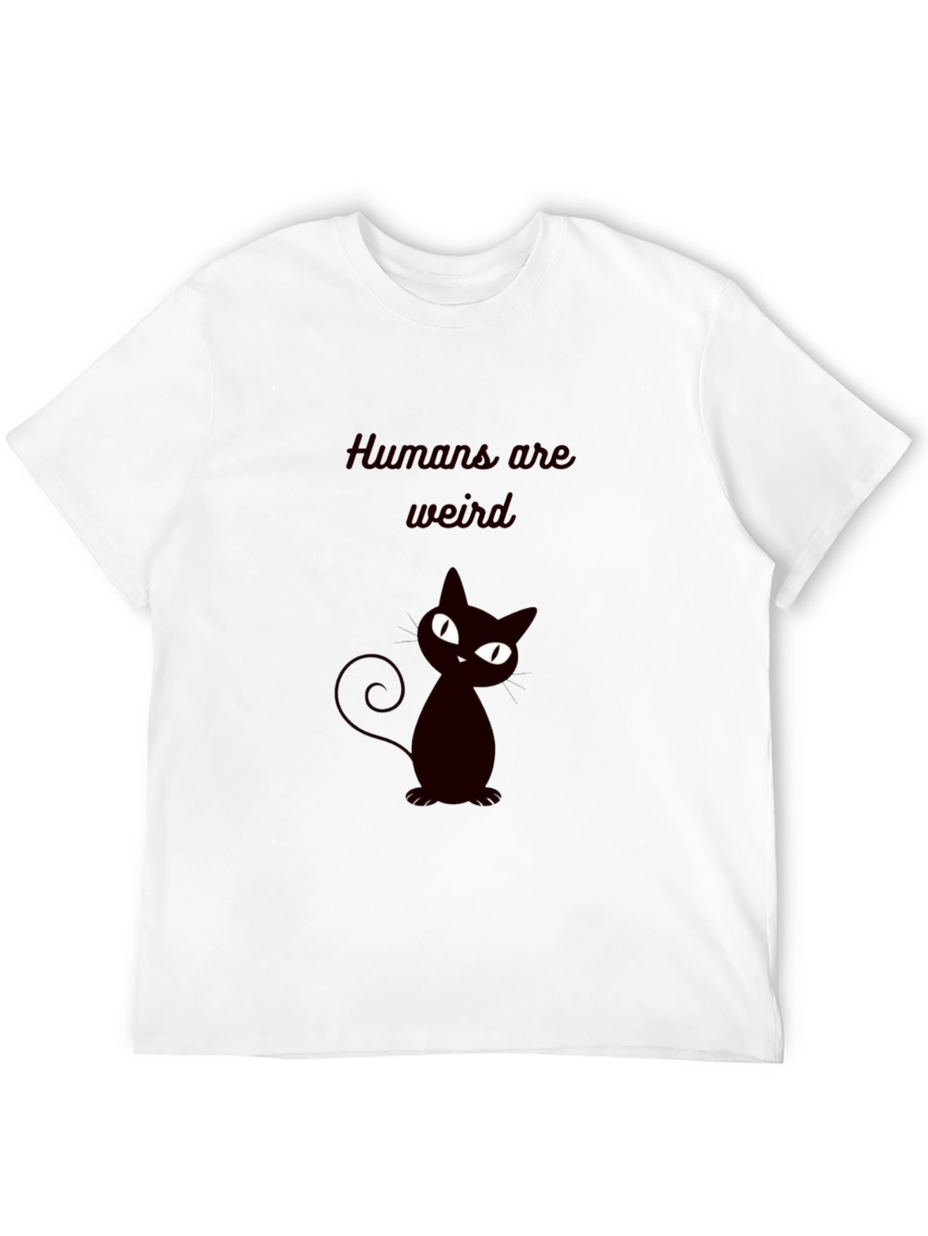 Black Humans Are Weird Cat T-Shirt view 12